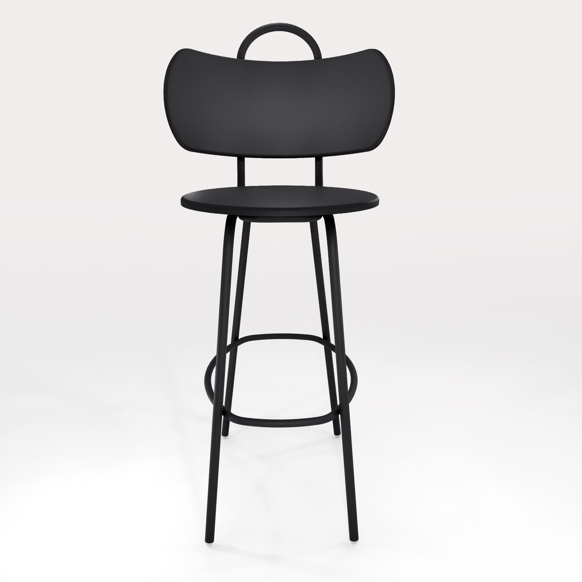 Tabouret Haut Swim H63cm - Noir Iconique - bibelo