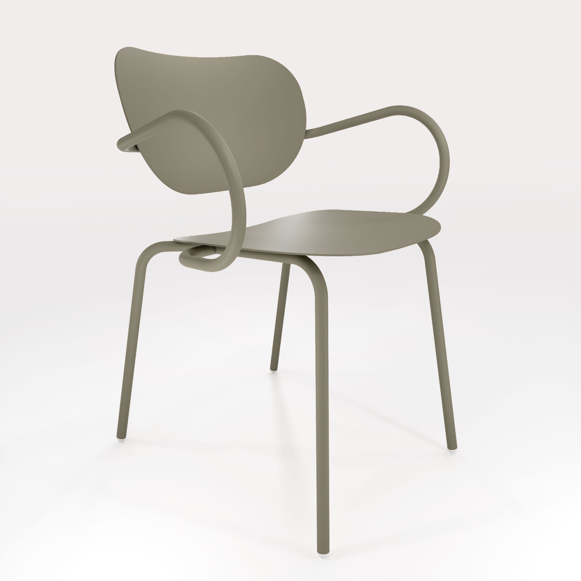 Chaise Lilypad - Kaki Cendre - bibelo