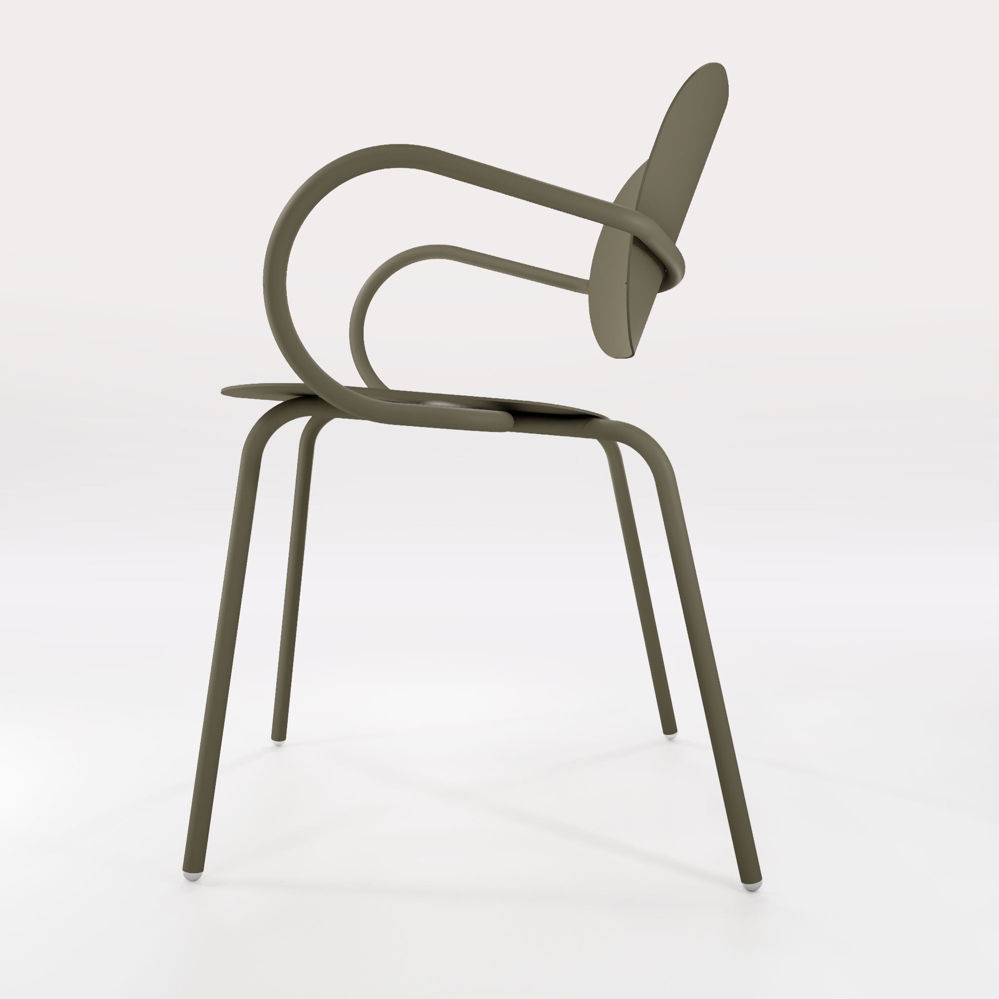 Chaise Lilypad - Kaki Cendre - bibelo
