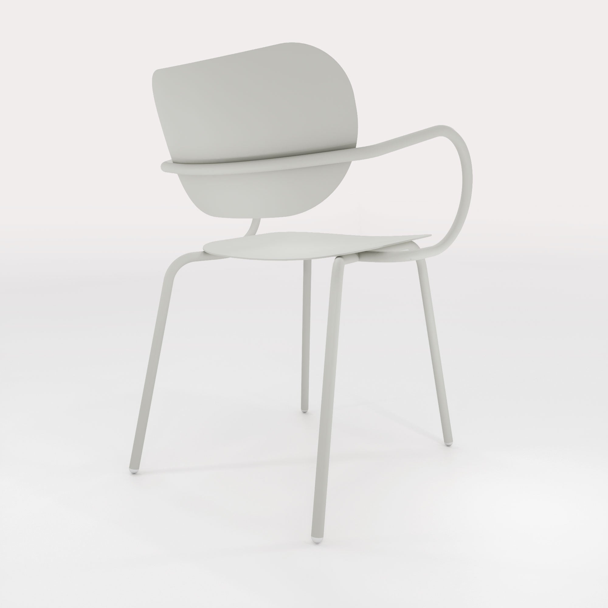 Chaise Lilypad - Gris Galet - bibelo