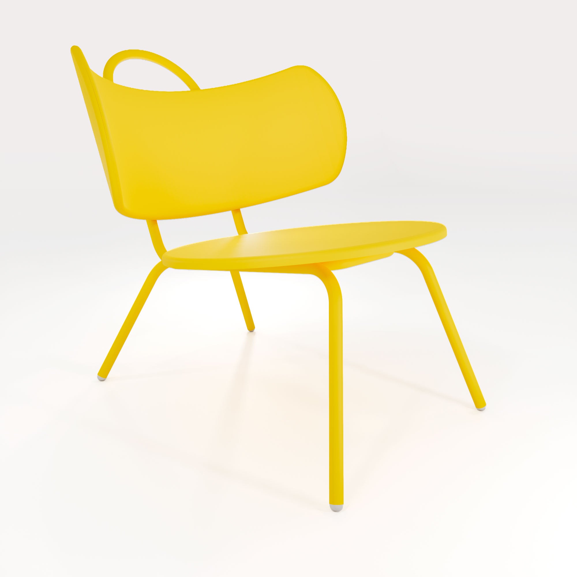 Fauteuil Lounge Swim - Jaune cédrat - bibelo