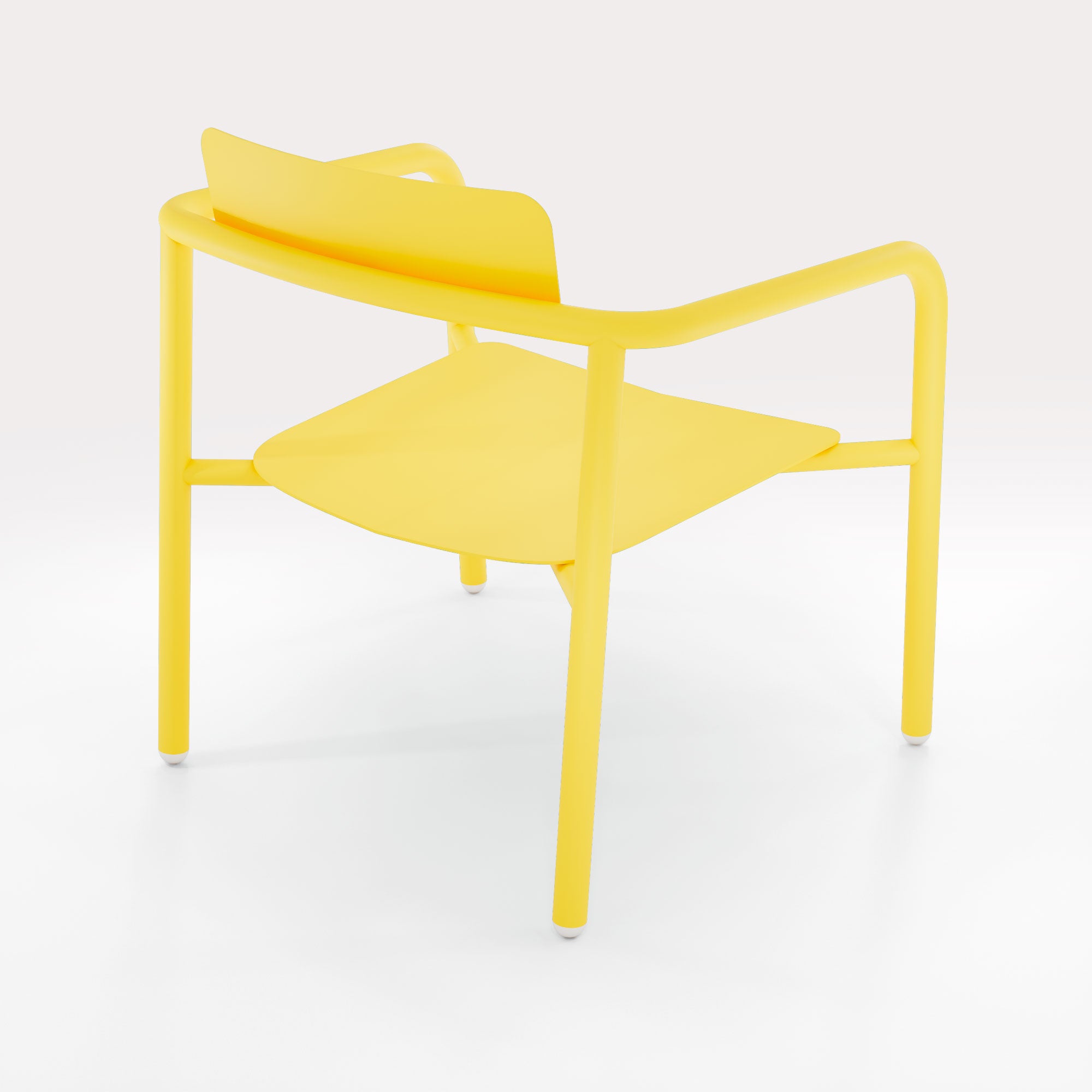 Fauteuil Lounge Breeze - Jaune Cédrat - bibelo