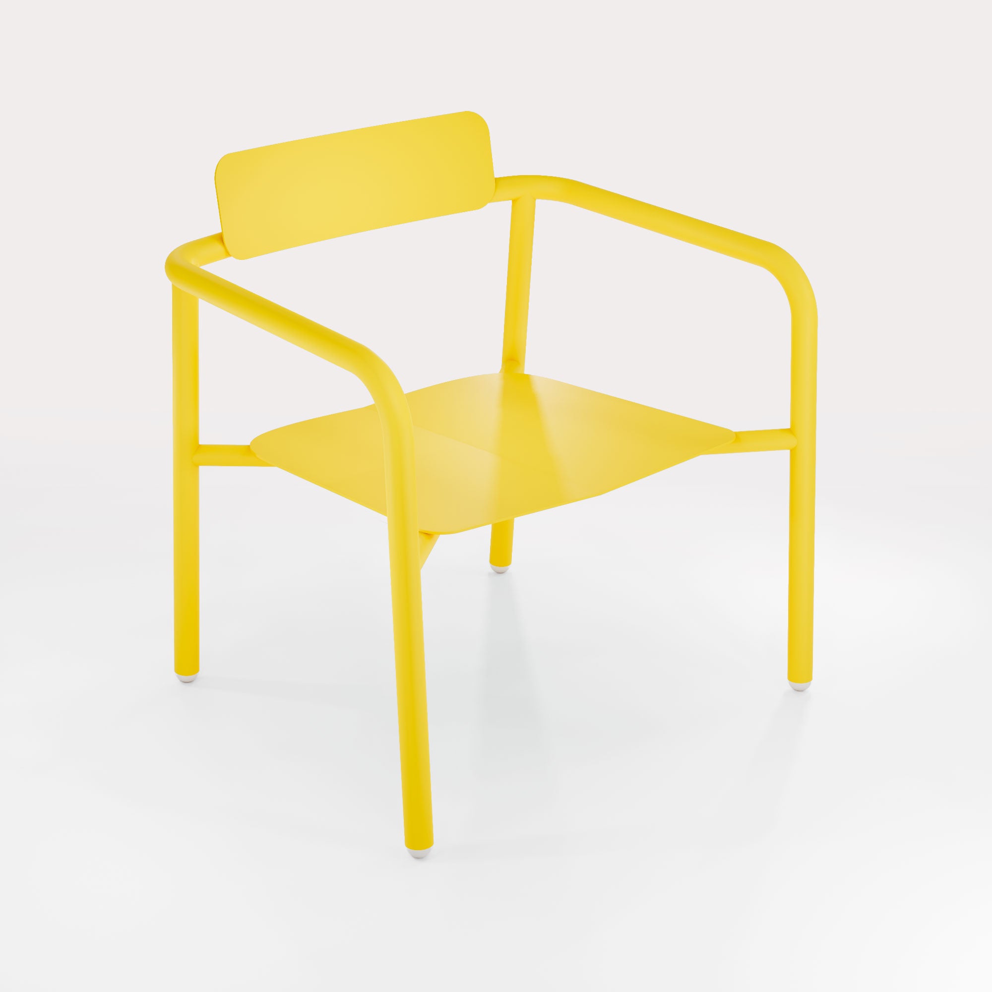 Fauteuil Lounge Breeze - Jaune Cédrat - bibelo