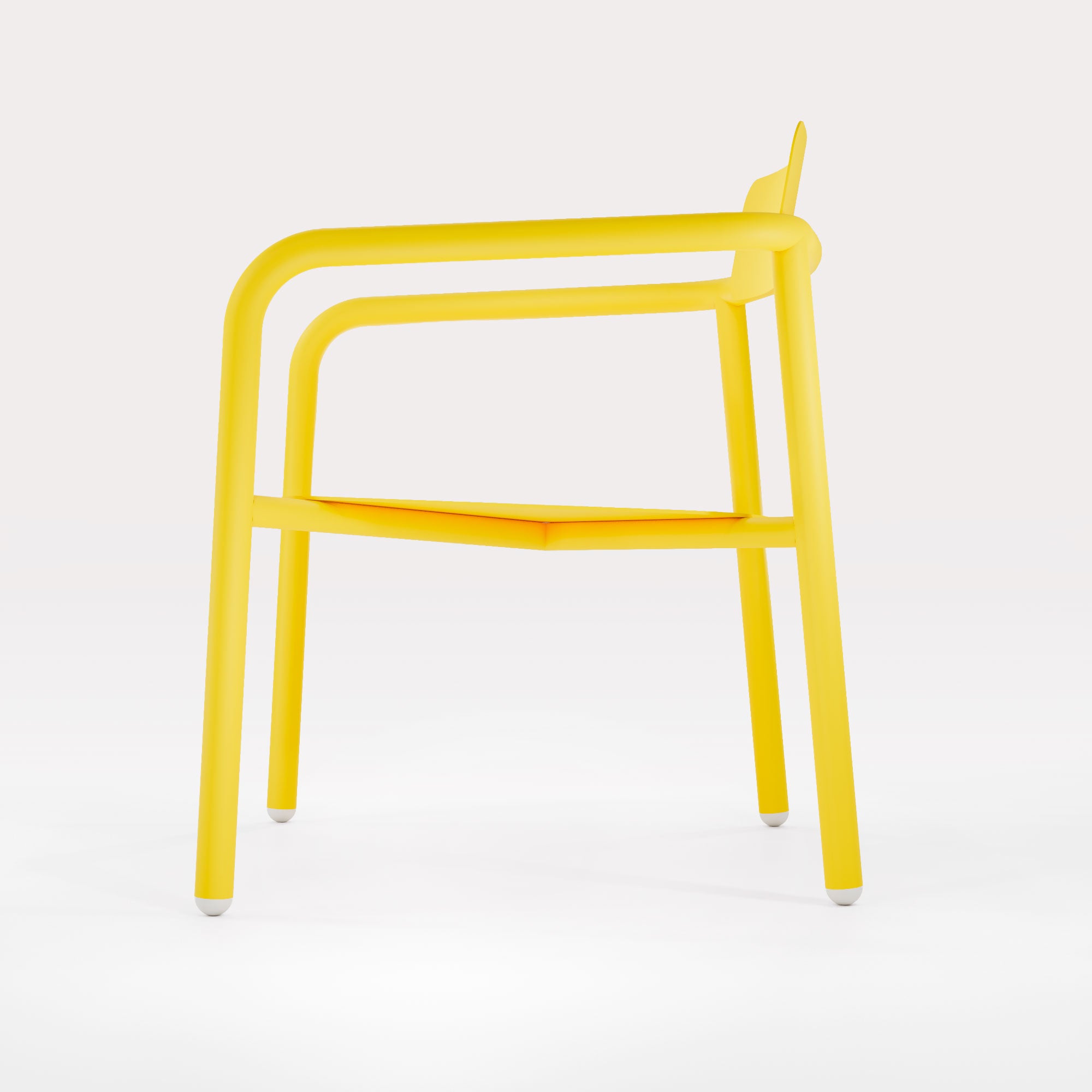 Fauteuil Lounge Breeze - Jaune Cédrat - bibelo