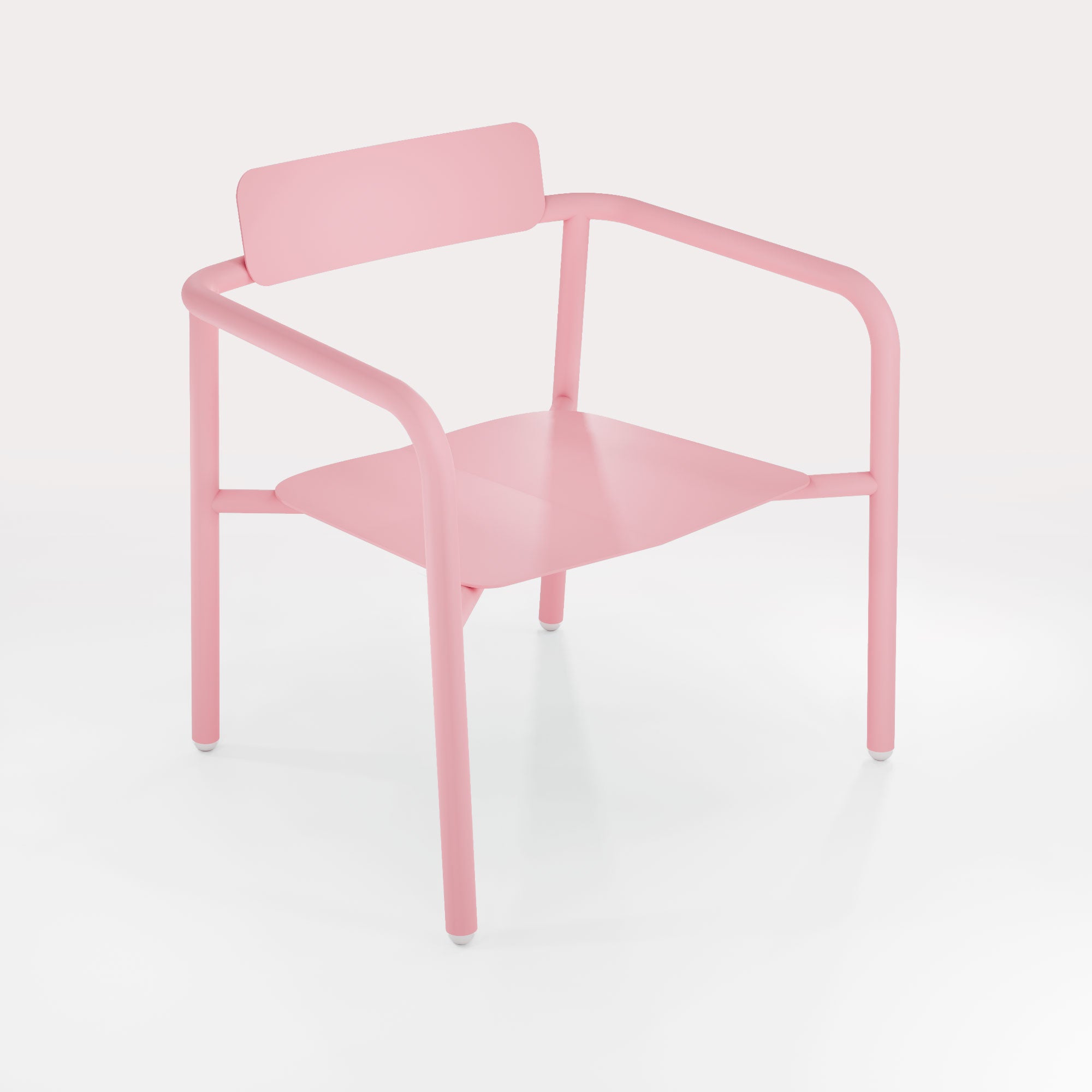 Fauteuil Lounge Breeze - Rose Météores - bibelo