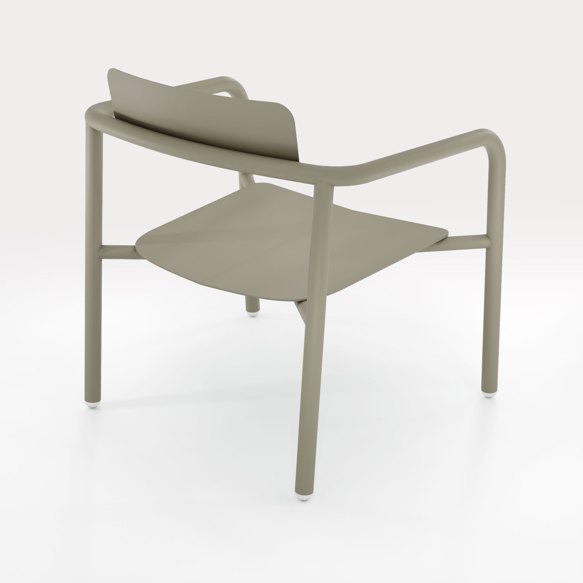 Fauteuil Lounge Breeze - Kaki Cendre - bibelo