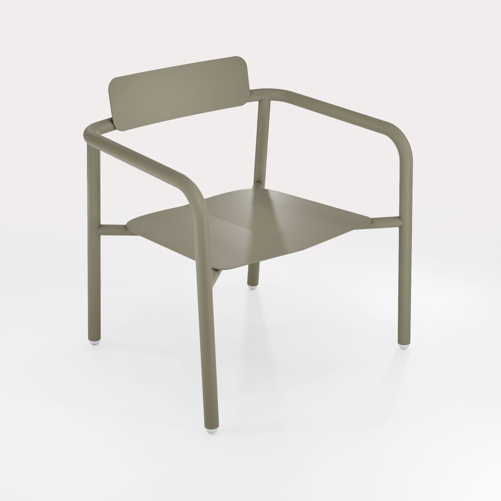 Fauteuil Lounge Breeze - Kaki Cendre - bibelo