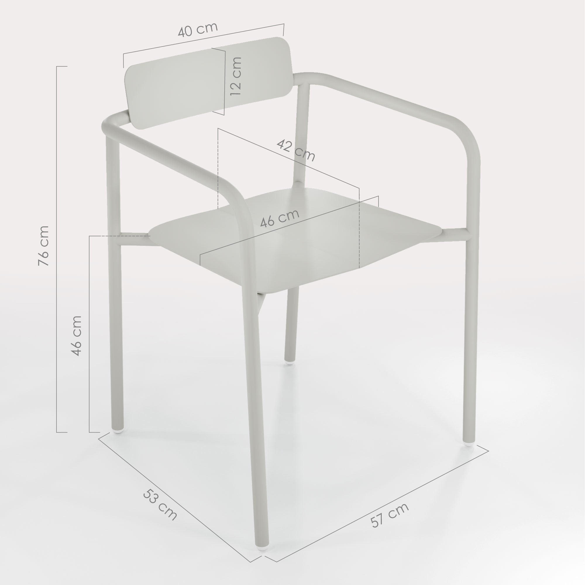 Schéma Technique Chaise Breeze - bibelo