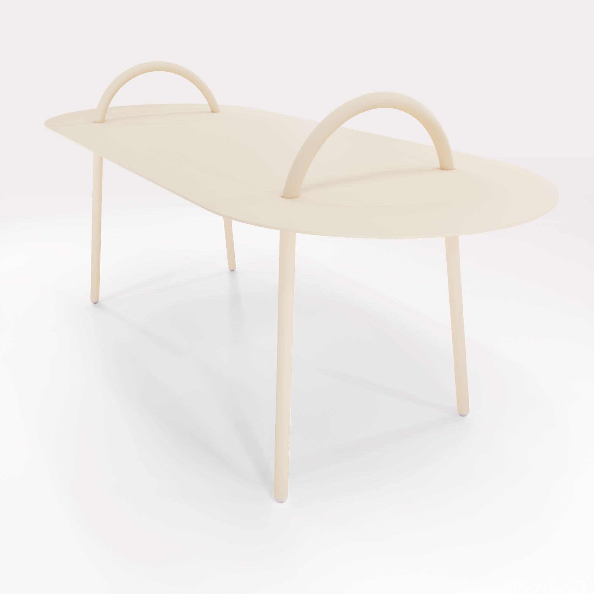 Table Basse Swim 117,5x49cm - Sable Doré - bibelo