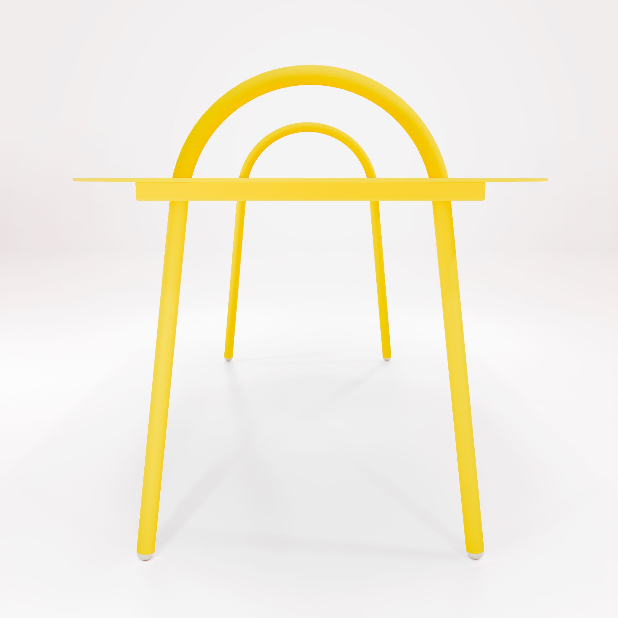 Table Basse Swim 117,5x49cm - Jaune Cédrat - bibelo