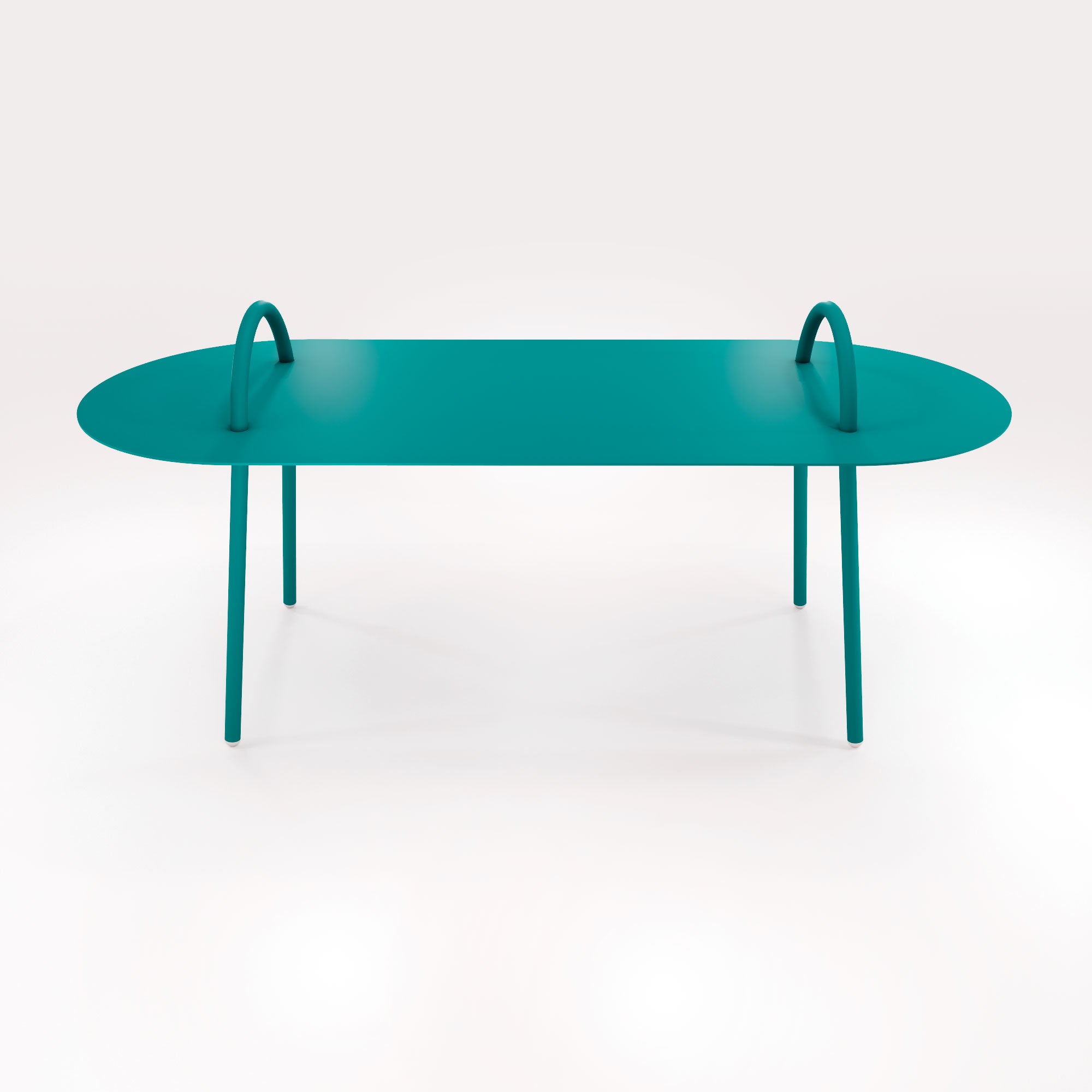 Table Basse Swim 117,5x49cm - Bleu Horizon - bibelo