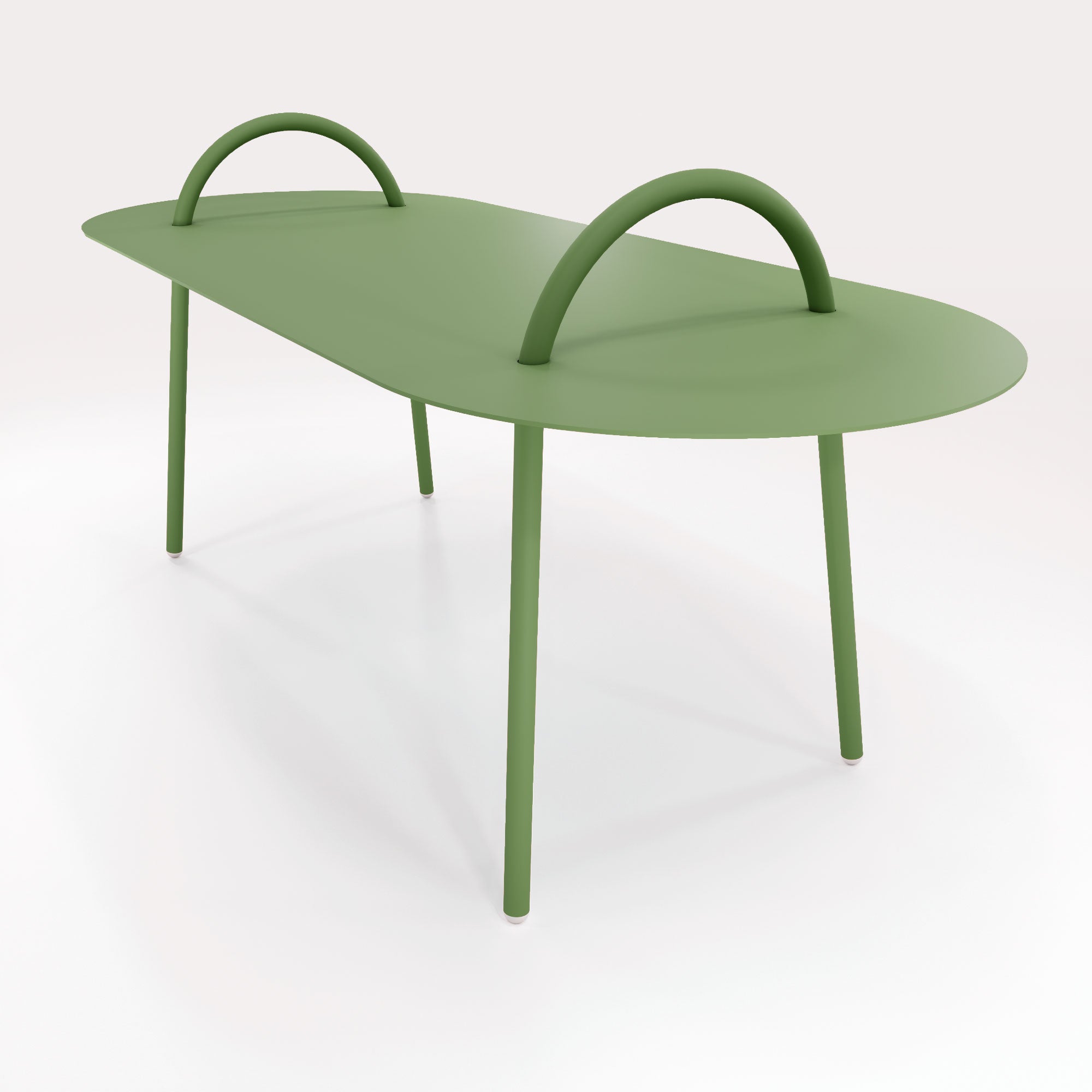 Table Basse Swim 117,5x49cm - Vert Lichen - bibelo