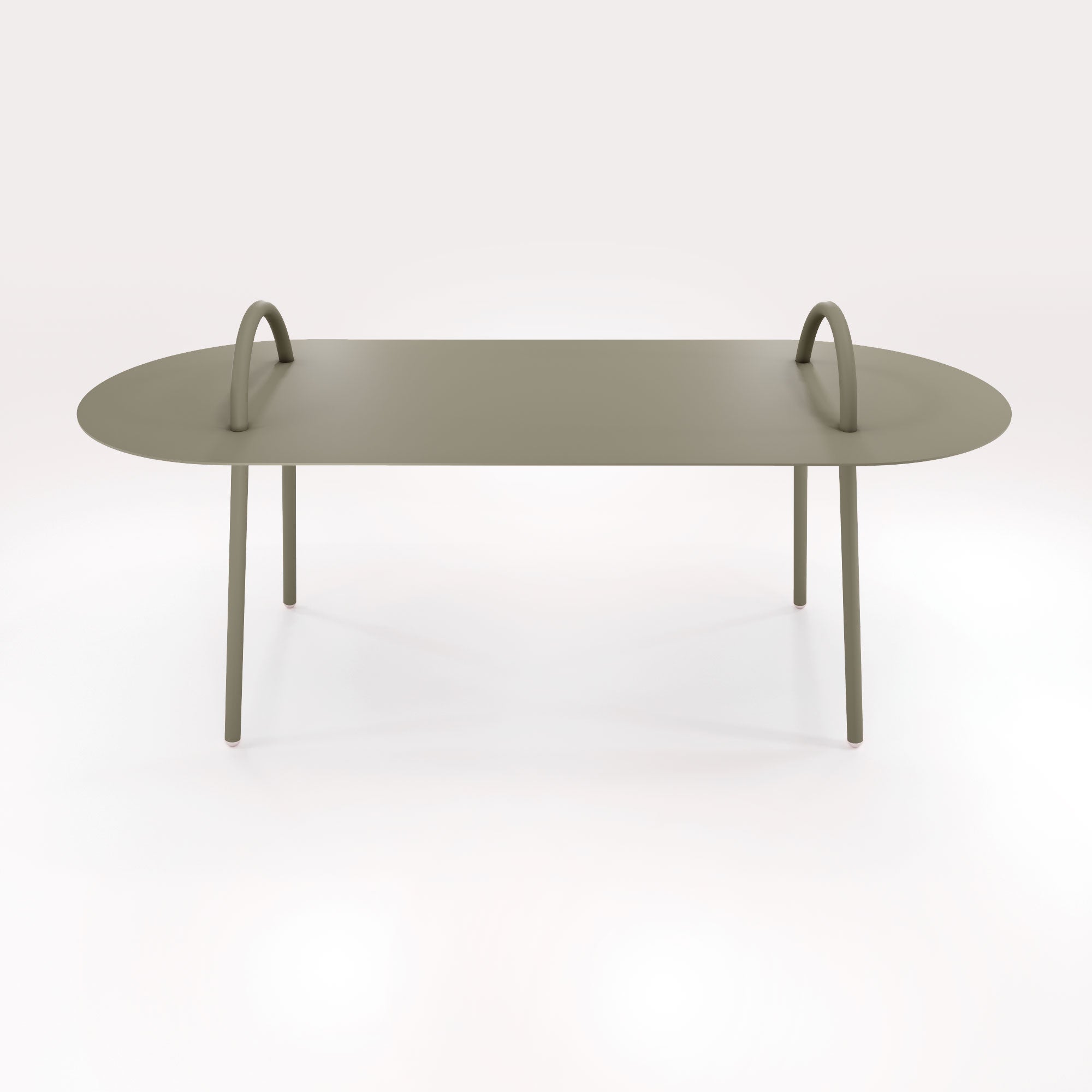 Table Basse Swim 117,5x49cm - Kaki Cendre - bibelo