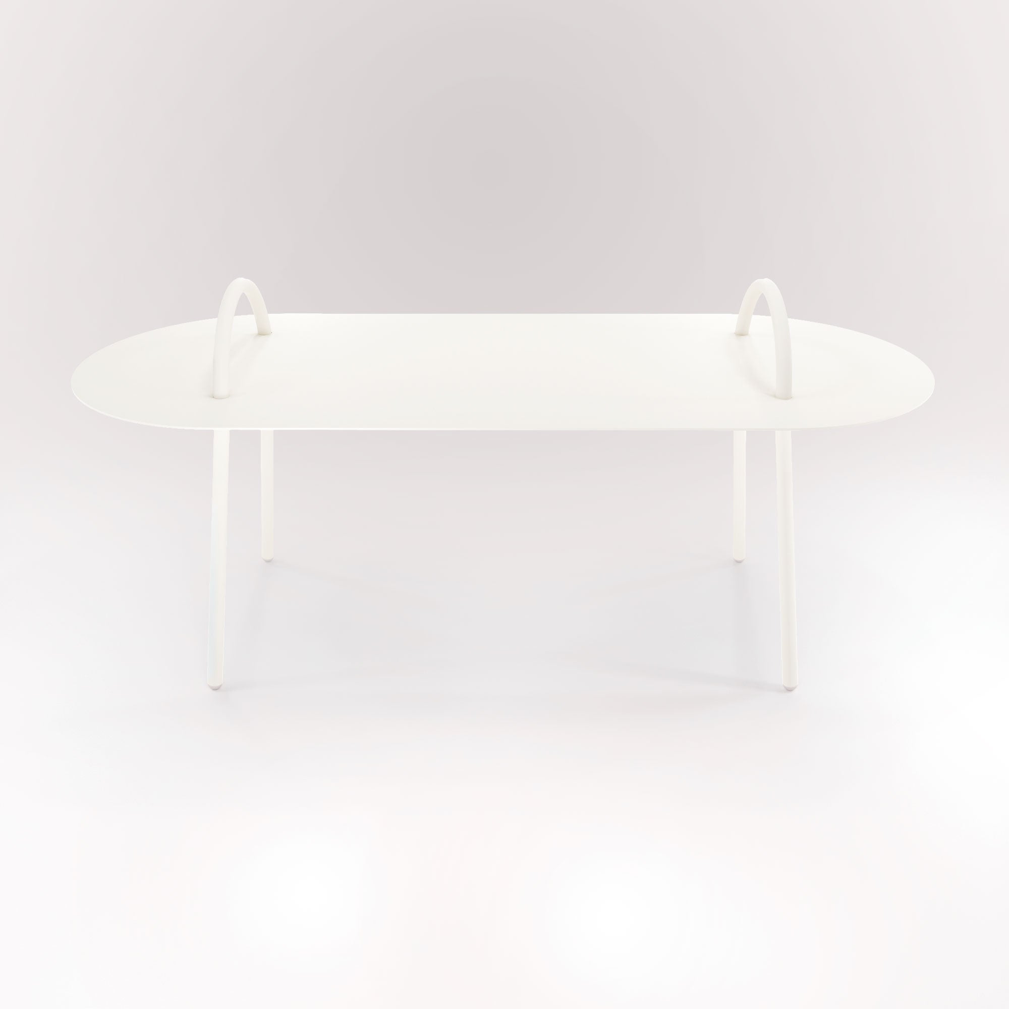 Table Basse Swim 117,5x49cm - Neige Matin - bibelo