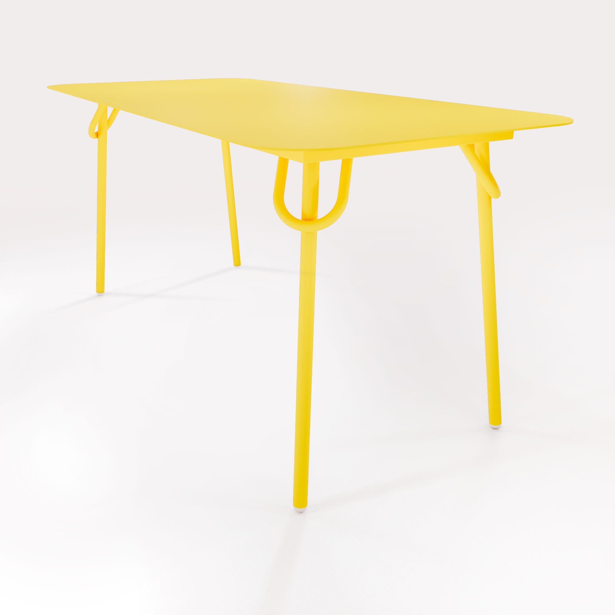 Table Swim 160x75cm - Jaune Cédrat - bibelo