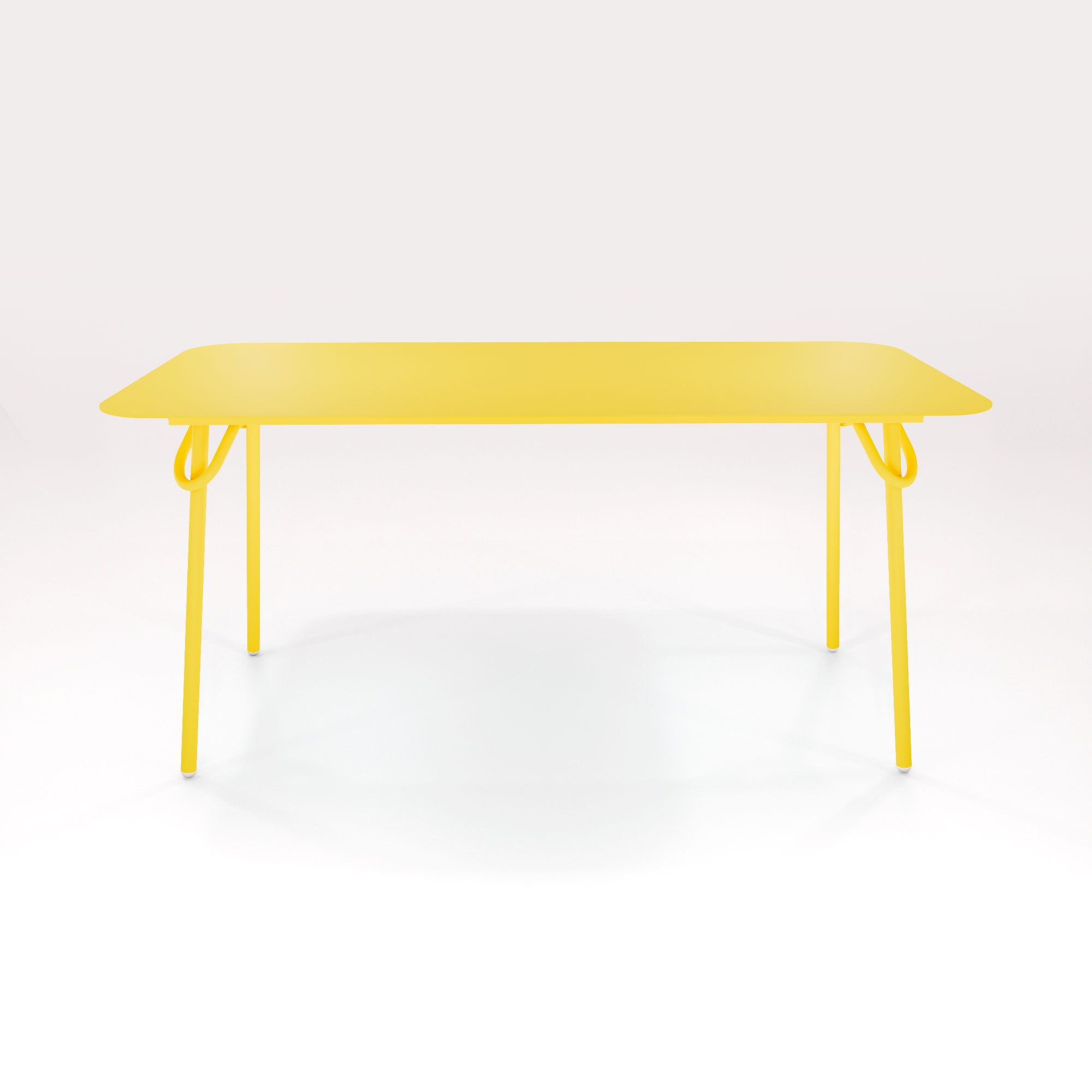 Table Swim 160x75cm - Jaune Cédrat - bibelo