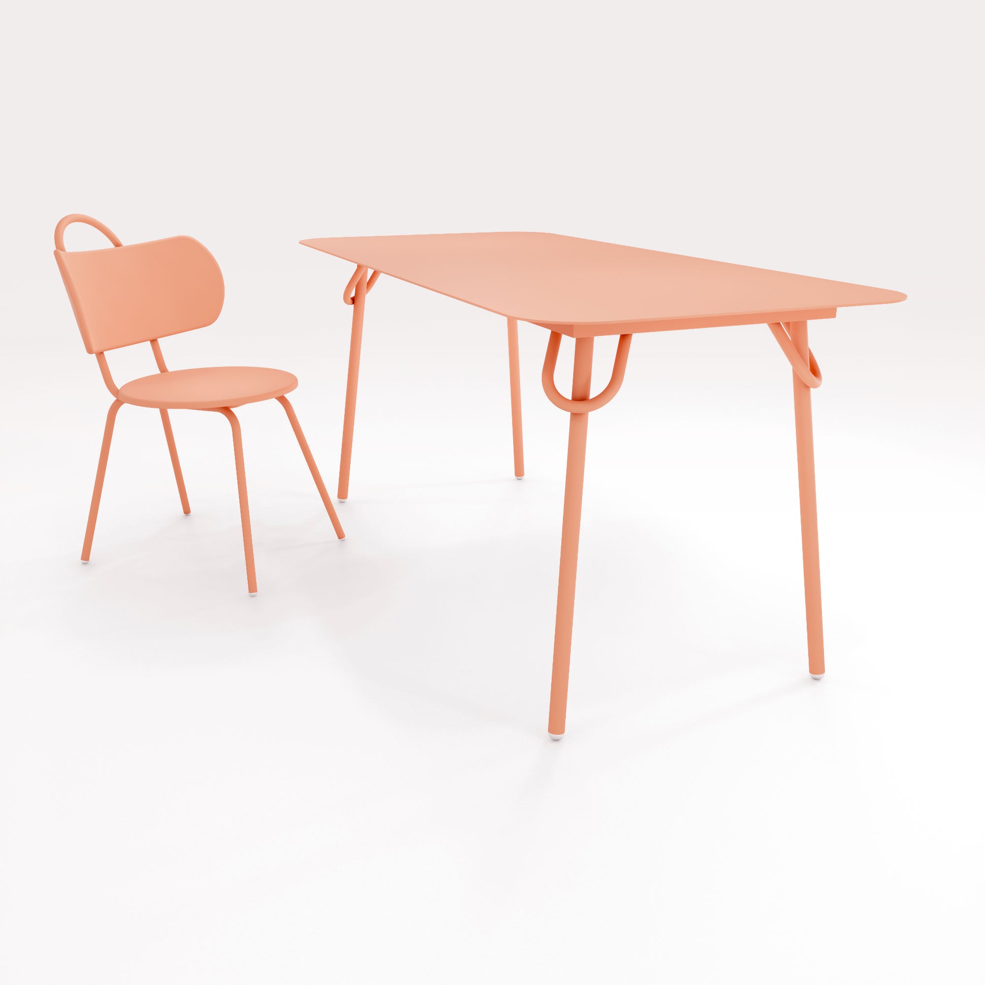 Table Swim 160x75cm - Terracotta Nuage - bibelo