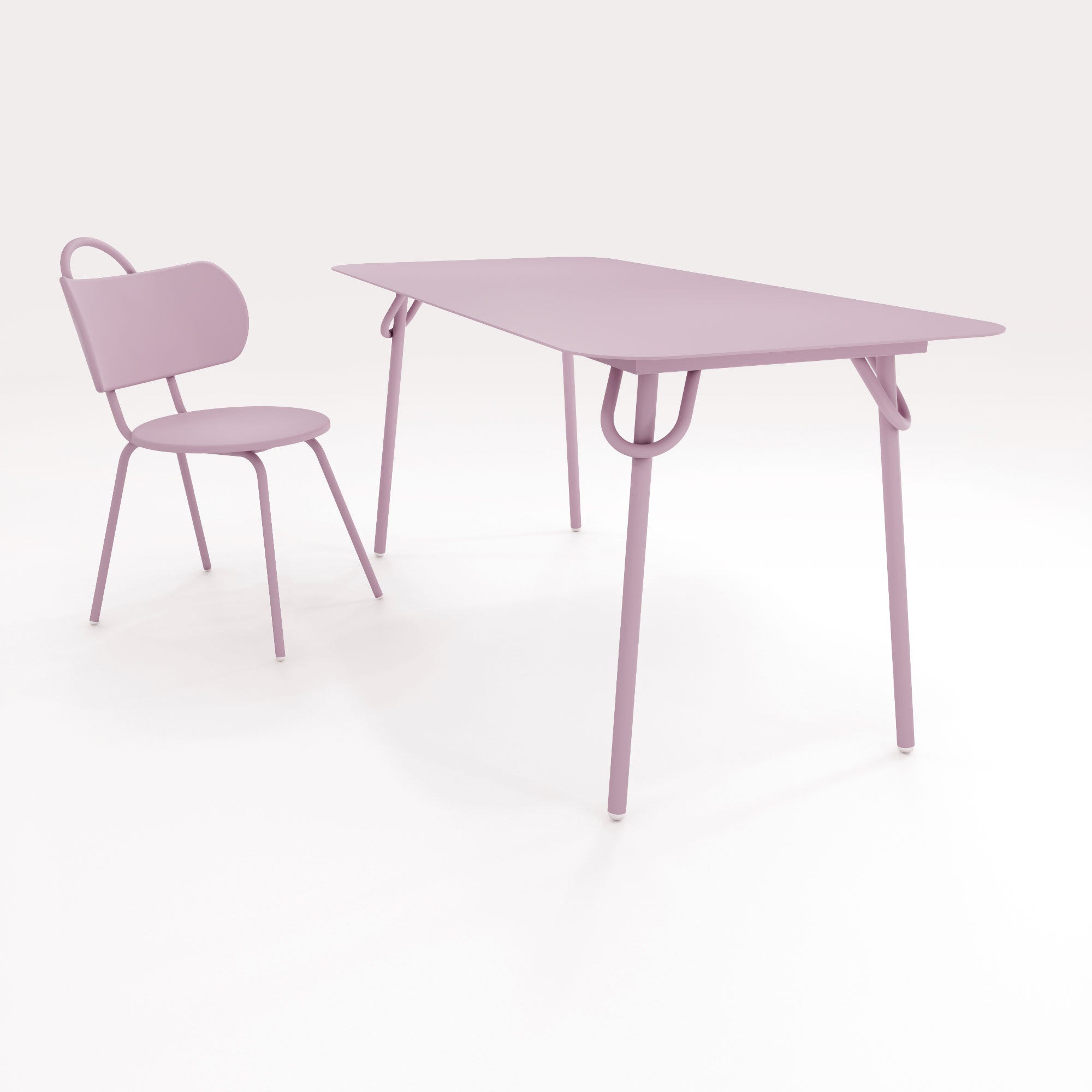 Table Swim 160x75cm - Brume Lavande - bibelo