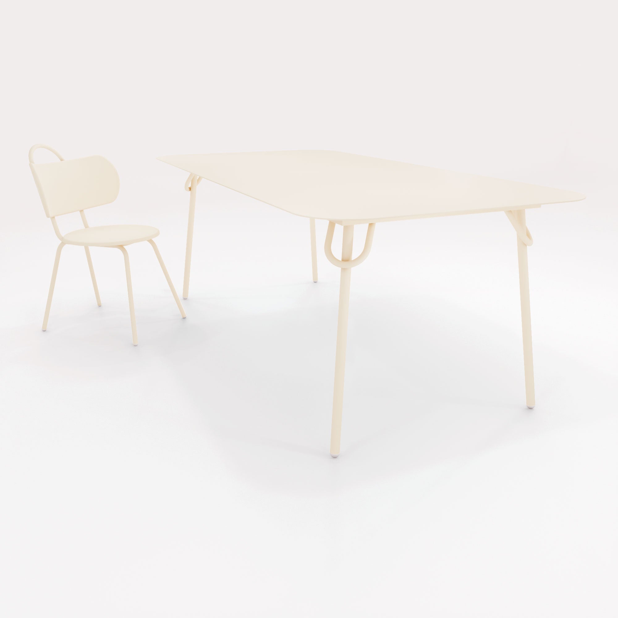 Table Swim 200x100cm - H75cm - Sable Doré - bibelo