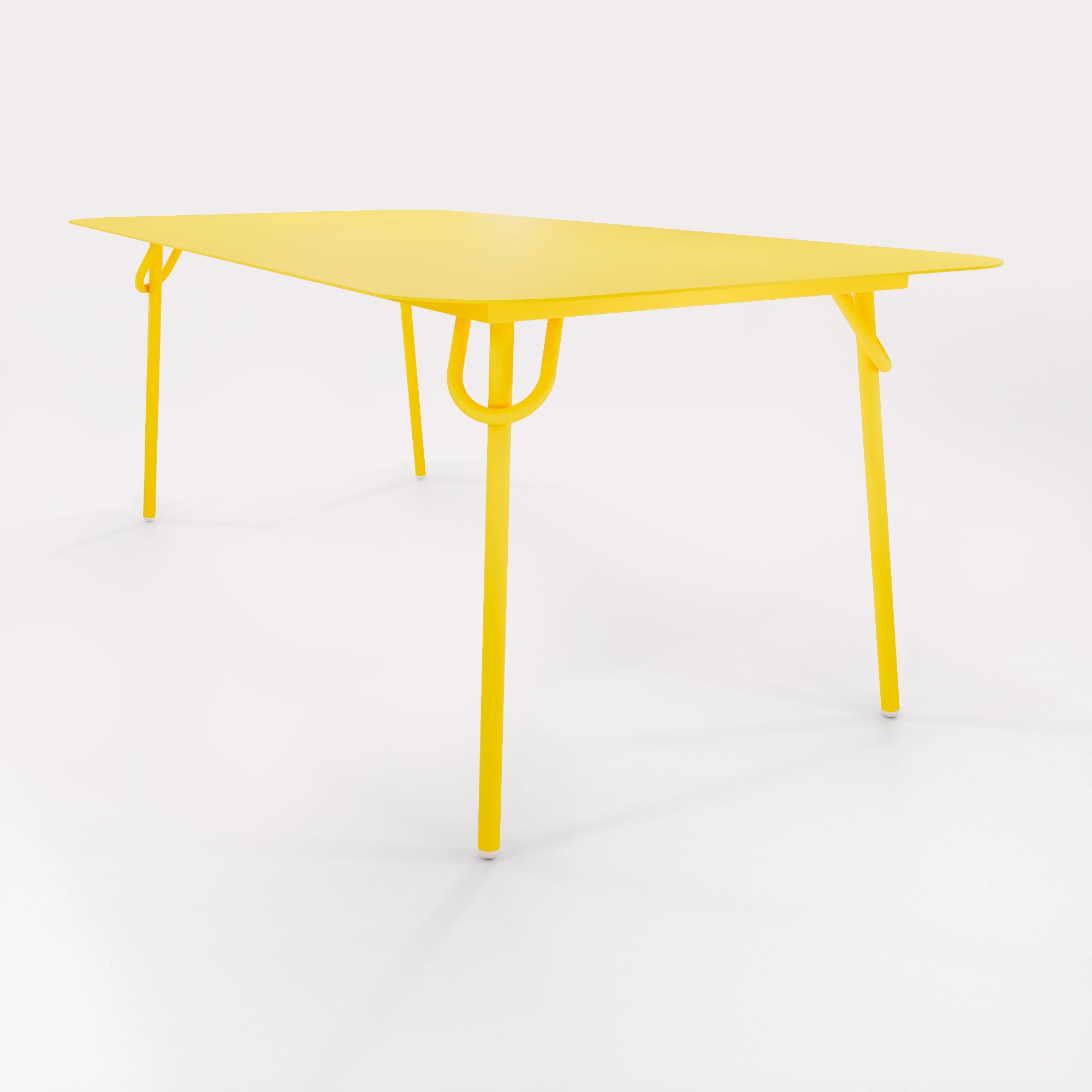 Table Swim 200x100cm - H75cm - Jaune Cédrat - bibelo
