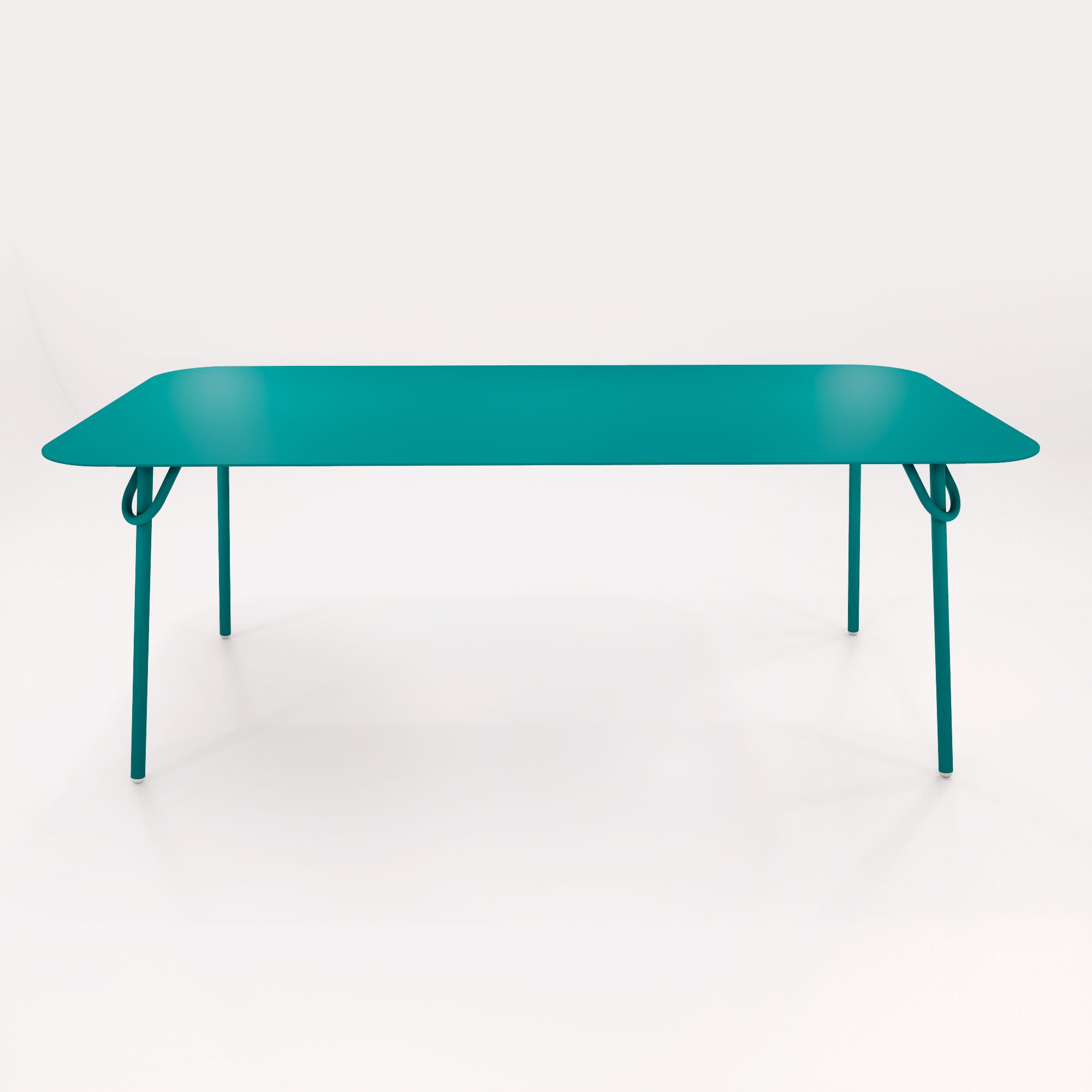 Table Swim 200x100cm - H75cm - Bleu Horizon - bibelo