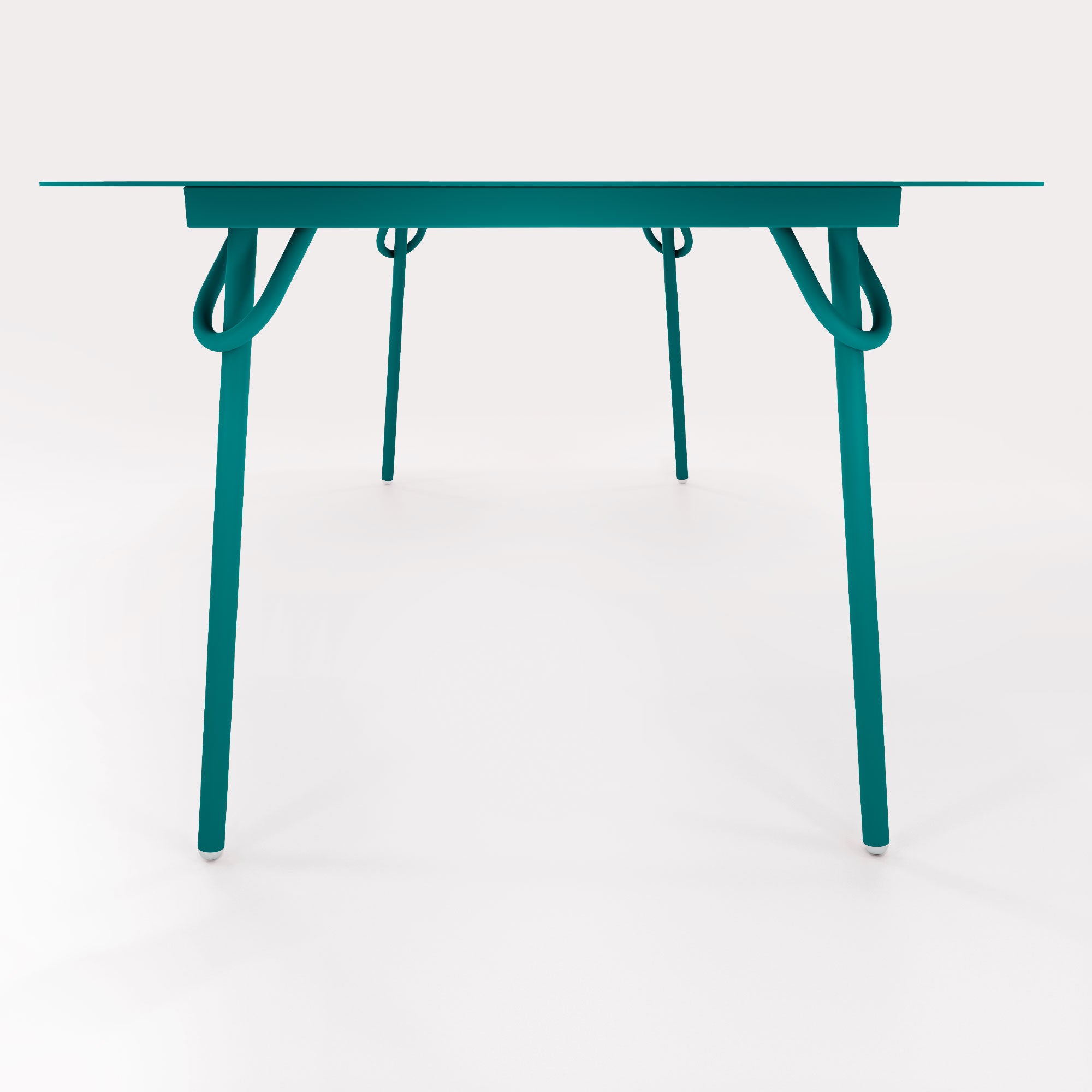 Table Swim 200x100cm - H75cm - Bleu Horizon - bibelo