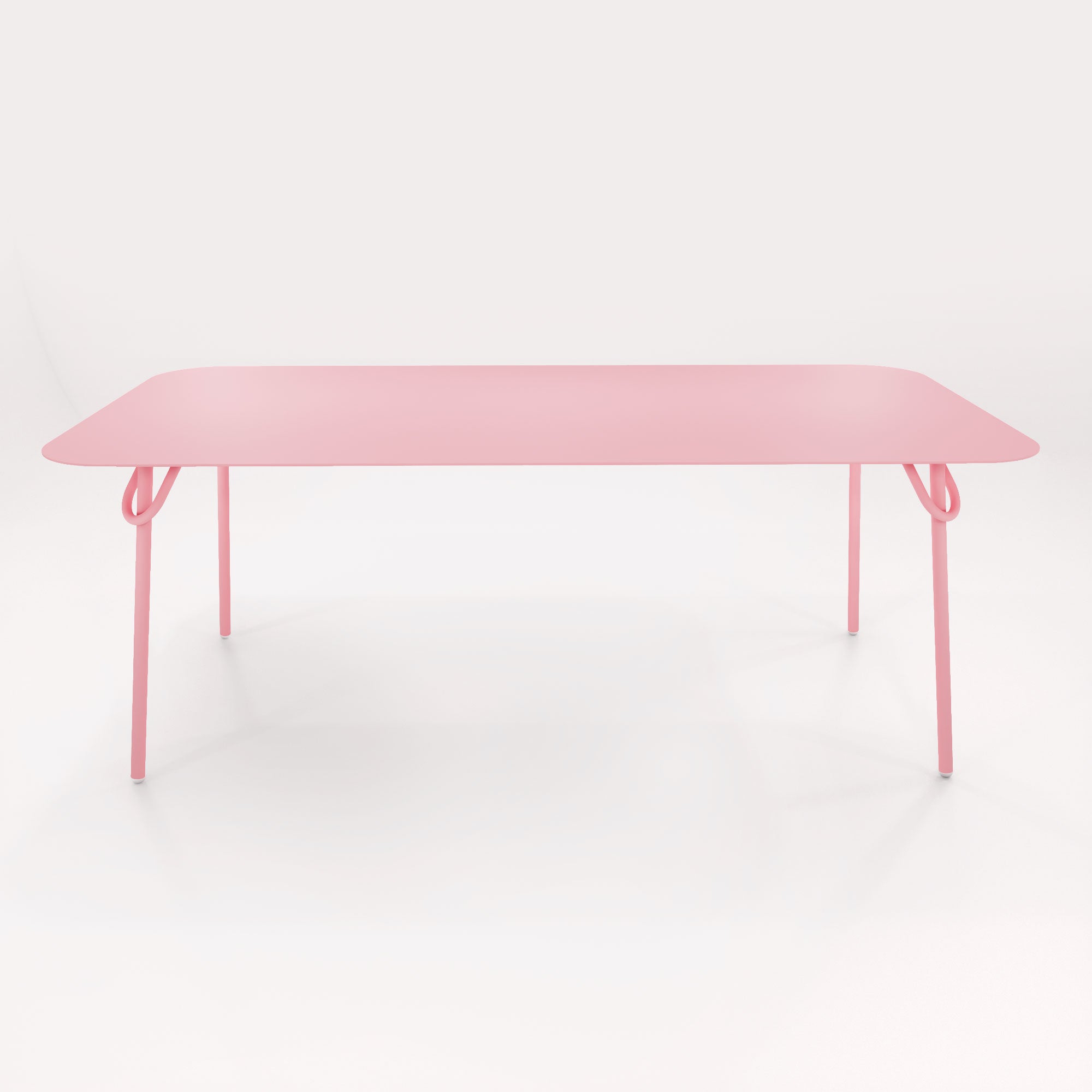 Table Swim 200x100cm - H75cm - Rose Météores - bibelo