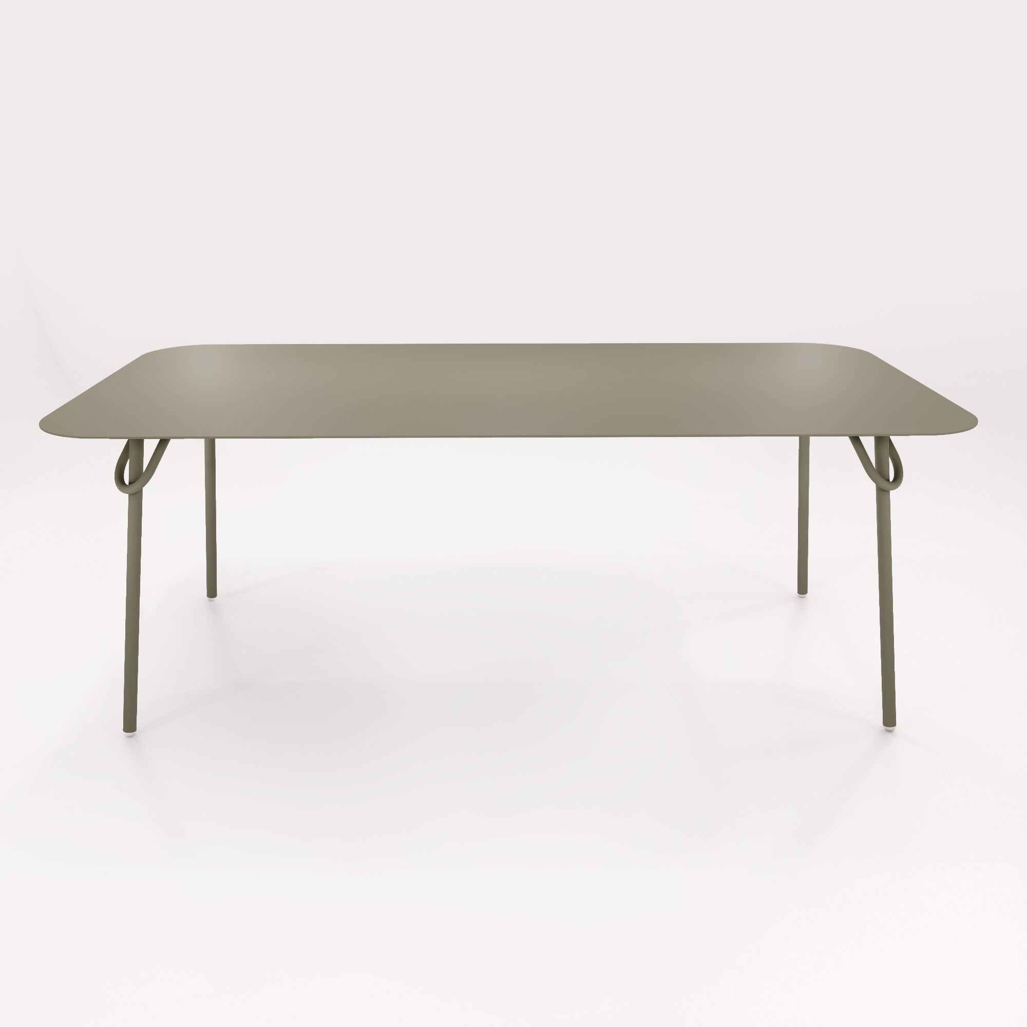 Table Swim 200x100cm - H75cm - Kaki Cendre - bibelo