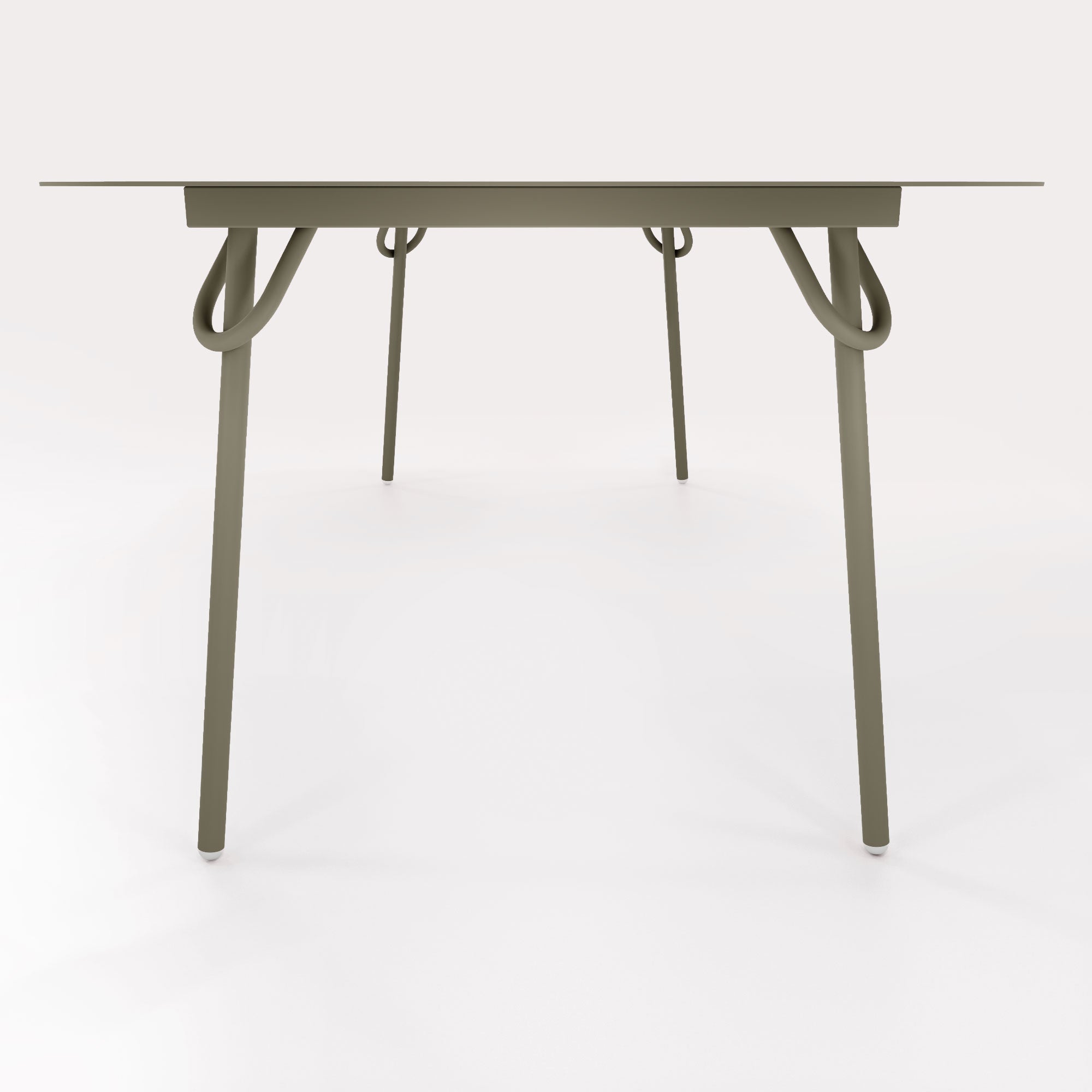 Table Swim 200x100cm - H75cm - Kaki Cendre - bibelo