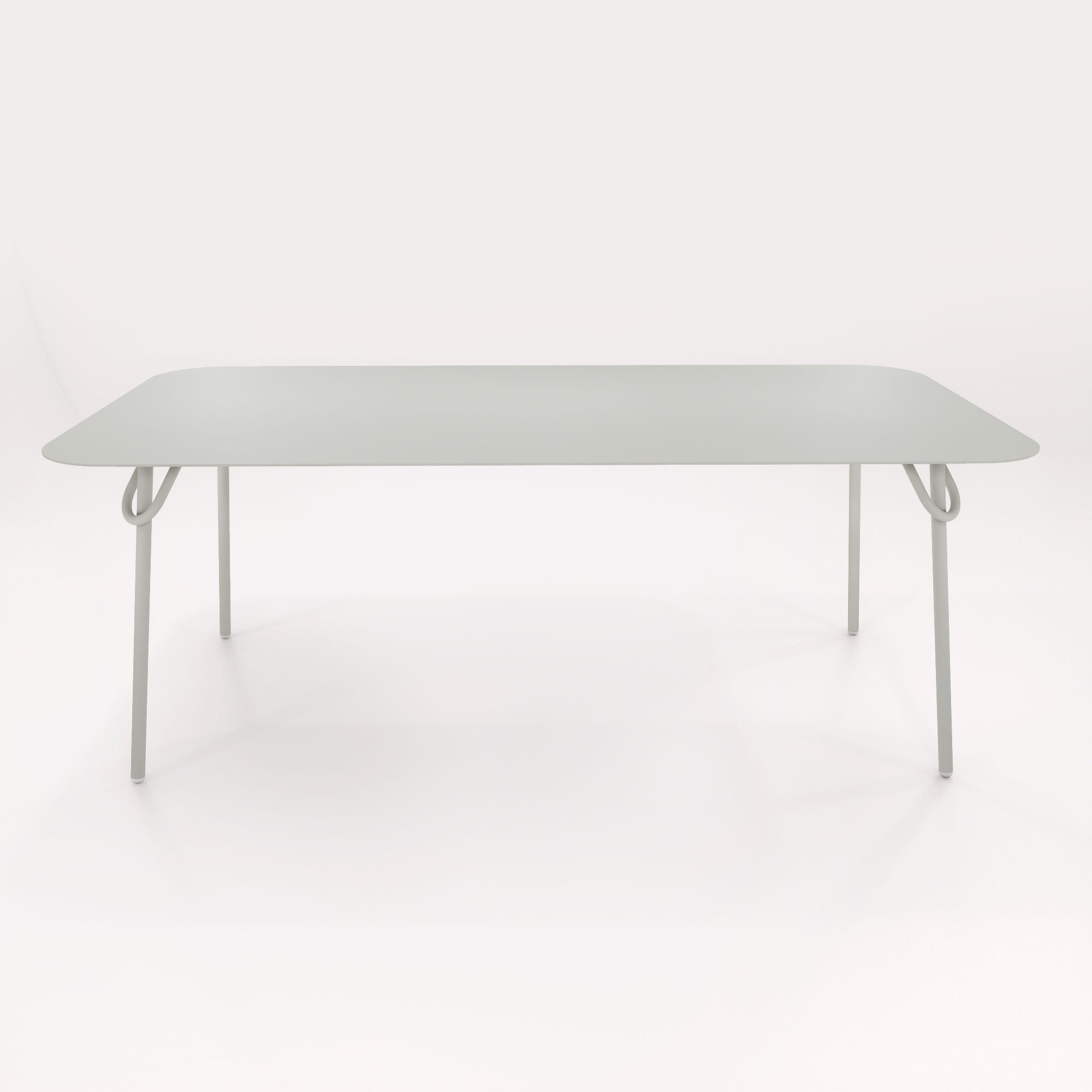 Table Swim 200x100cm - H75cm - Gris Galet - bibelo