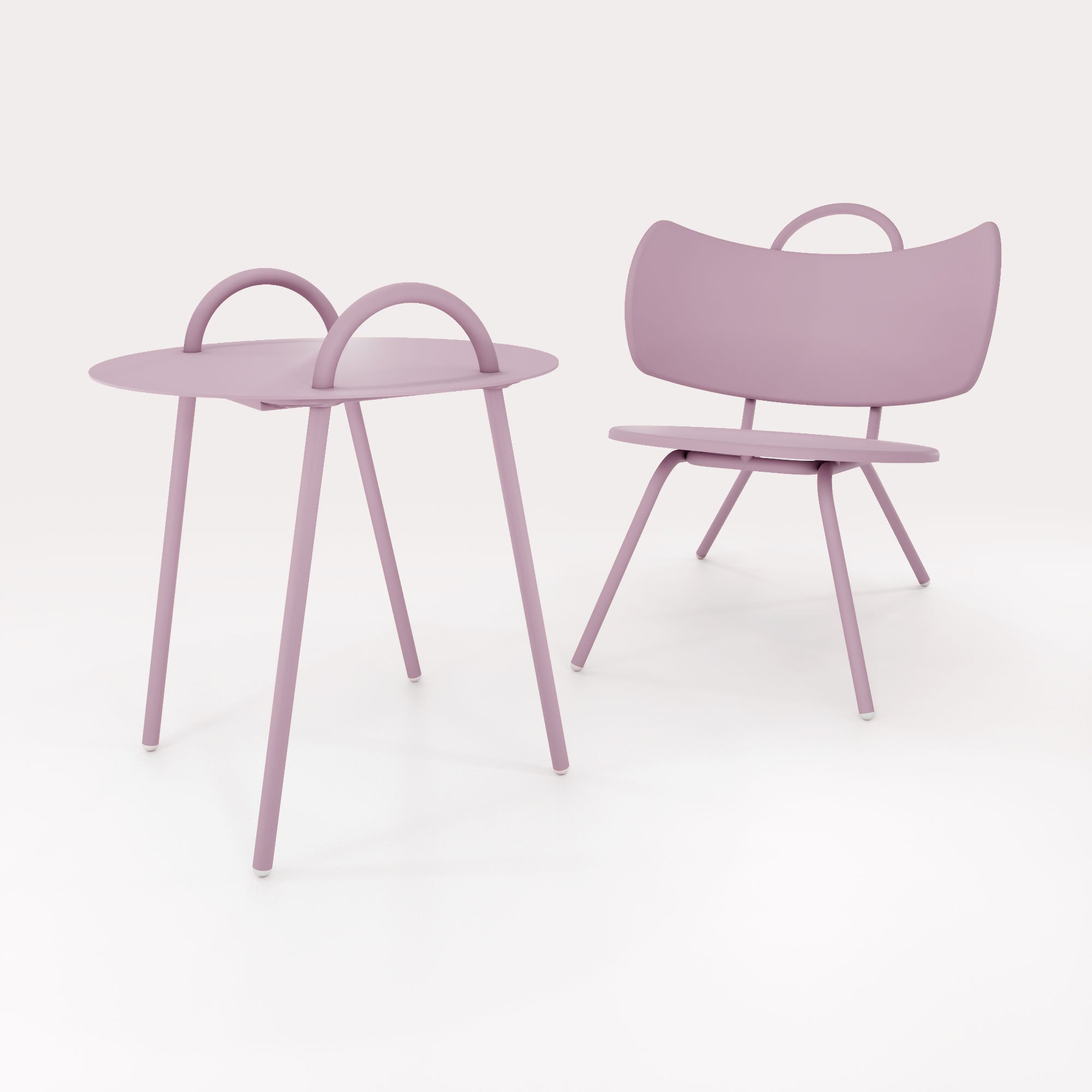 Table Basse Swim D51cm - Brume Lavande - bibelo