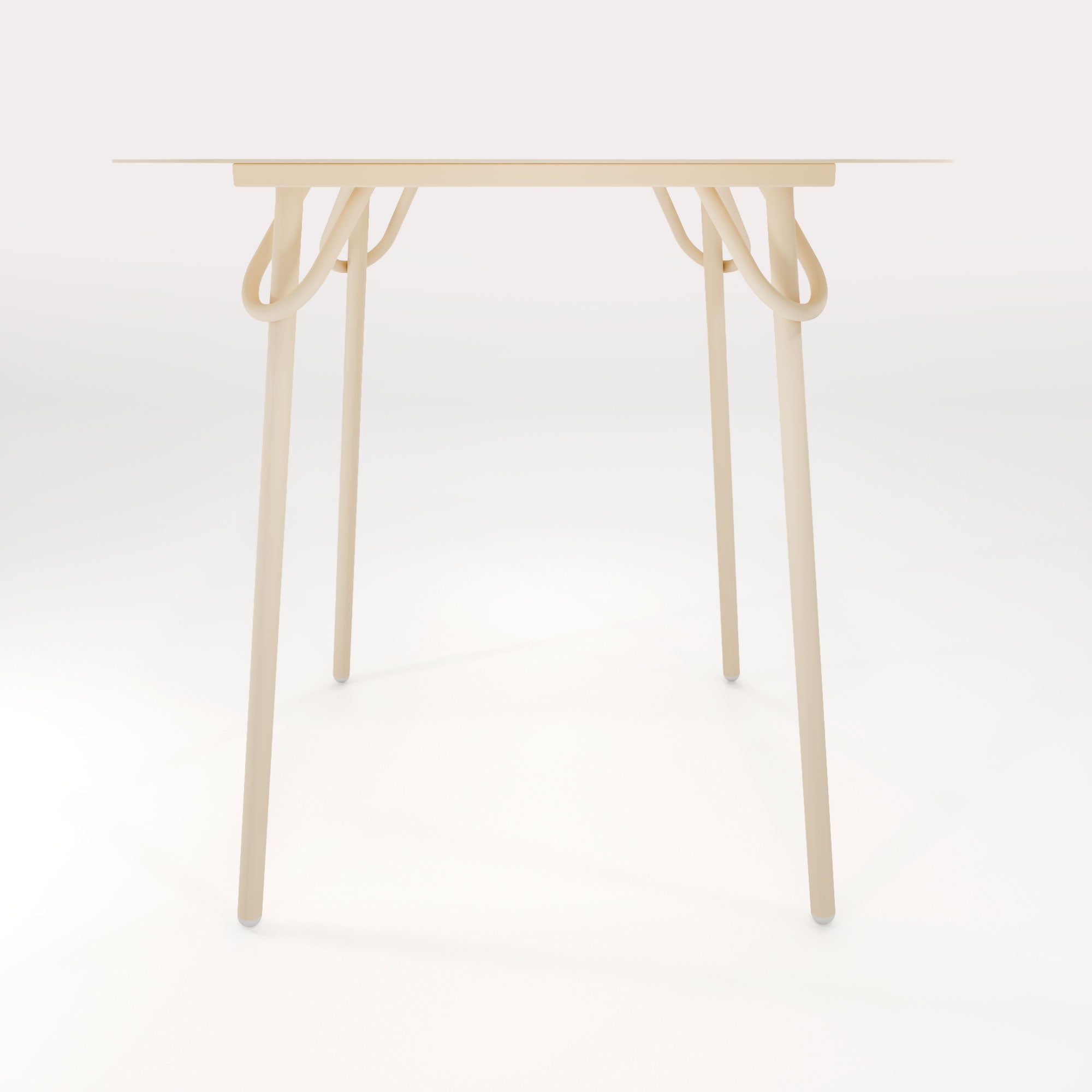 Table Duo Swim 75x75cm - H75cm - Sable Doré - bibelo