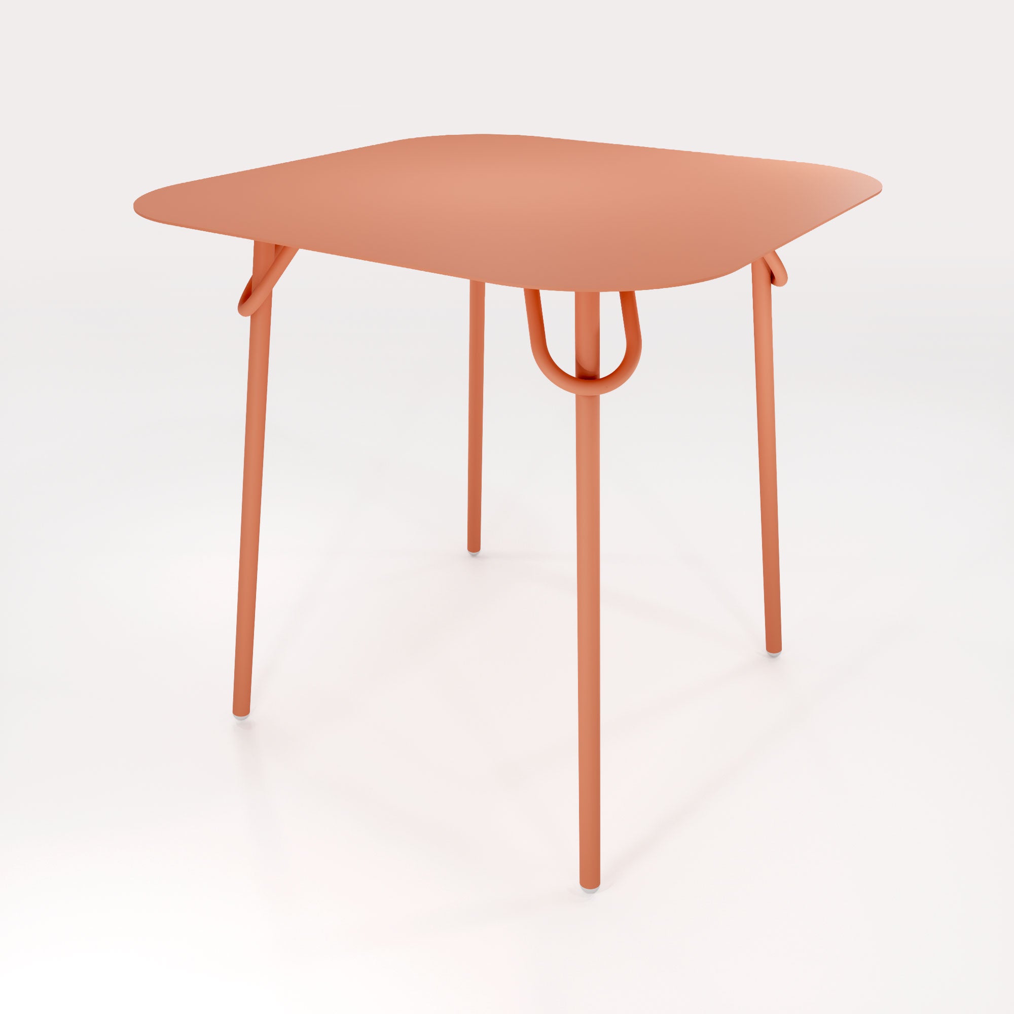 Table Duo Swim 75x75cm - H75cm - Terracotta Nuage - bibelo