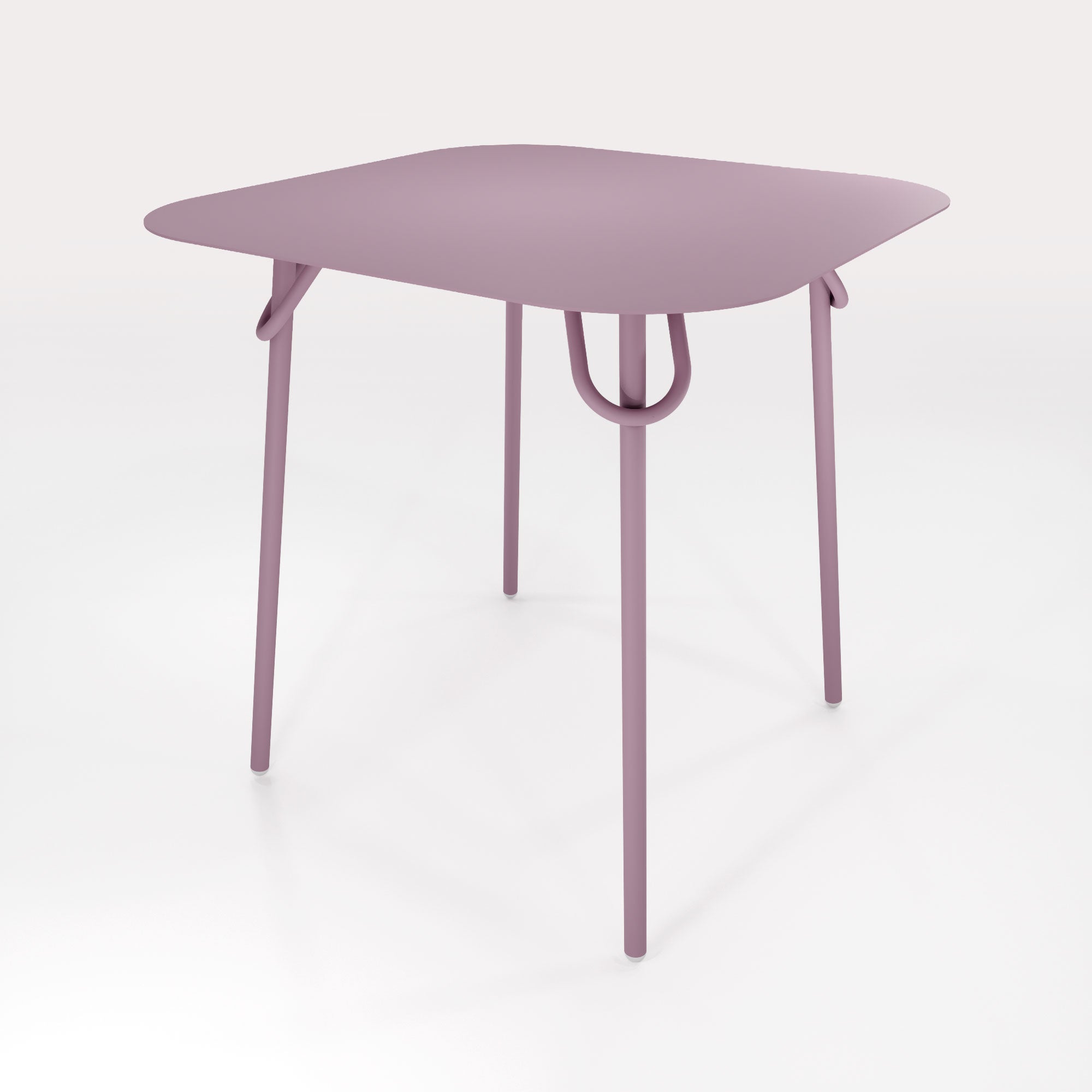 Table Duo Swim 75x75cm - H75cm - Brume Lavande - bibelo