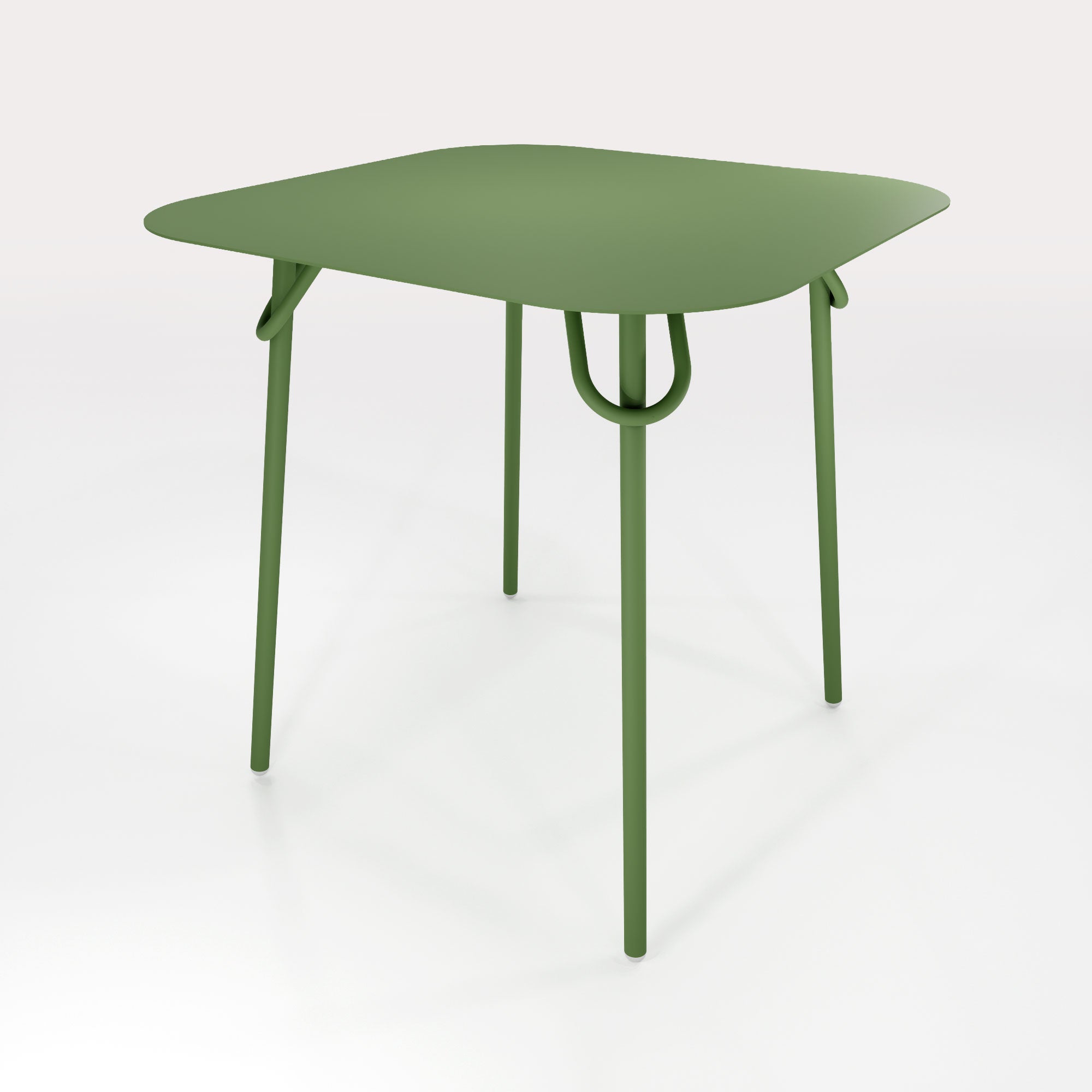 Table Duo Swim 75x75cm - H75cm - Vert Lichen - bibelo