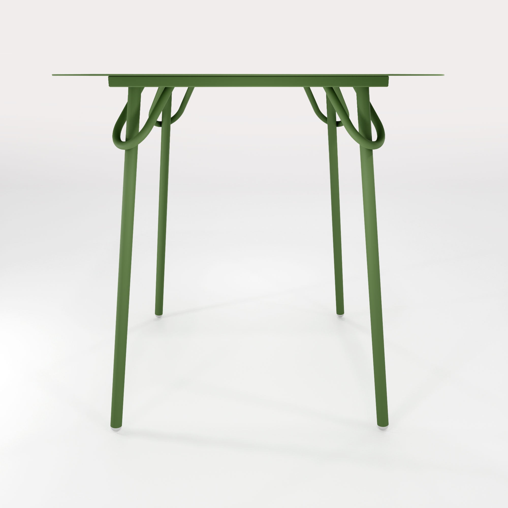 Table Duo Swim 75x75cm - H75cm - Vert Lichen - bibelo