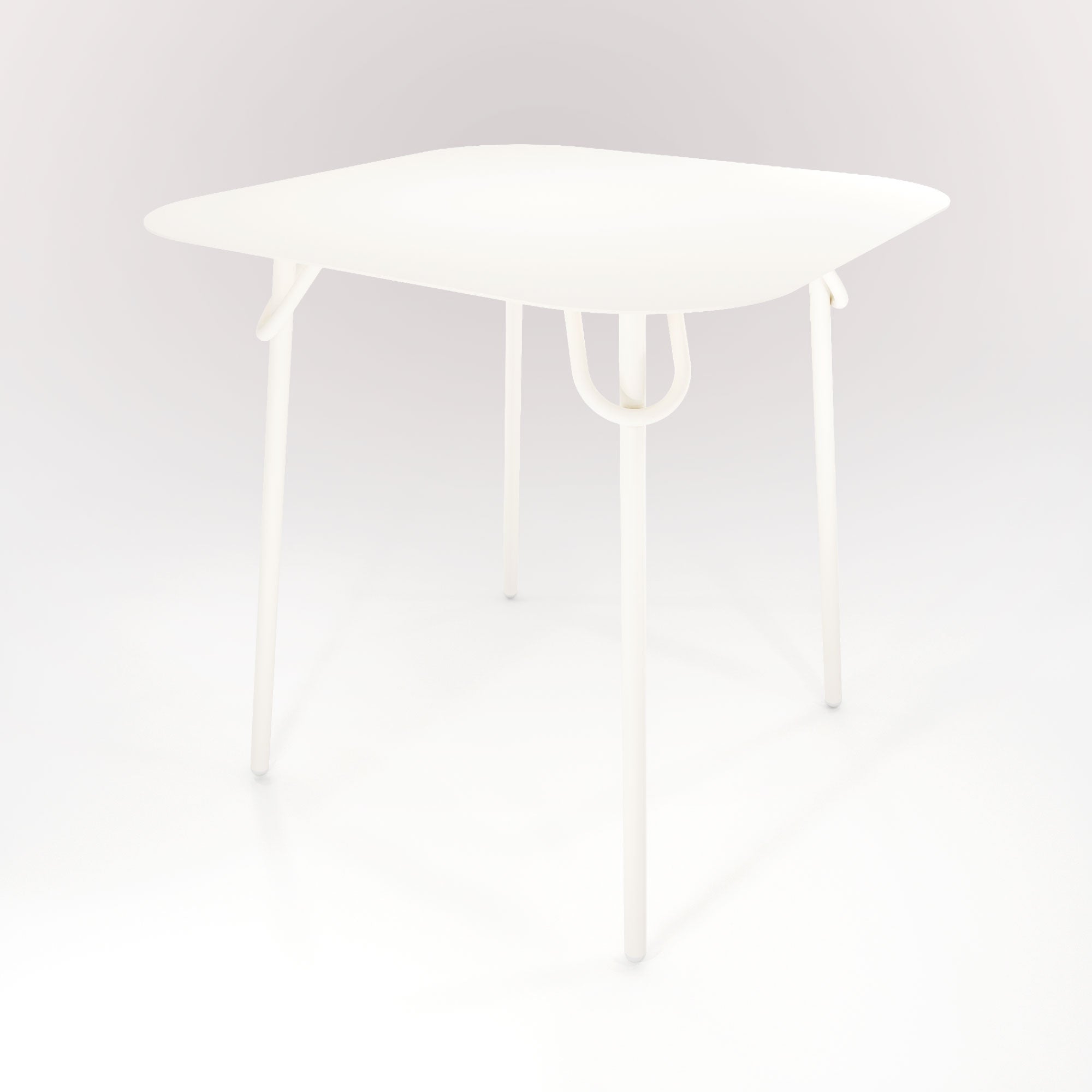 Table Duo Swim 75x75cm - H75cm - Neige Matin - bibelo