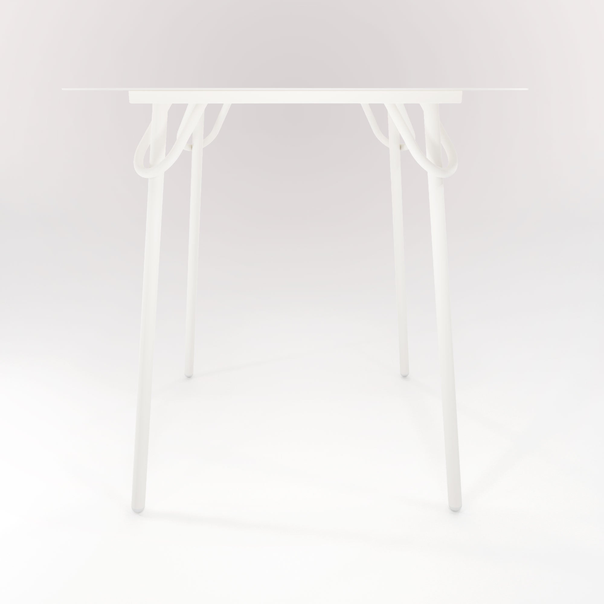 Table Duo Swim 75x75cm - H75cm - Neige Matin - bibelo