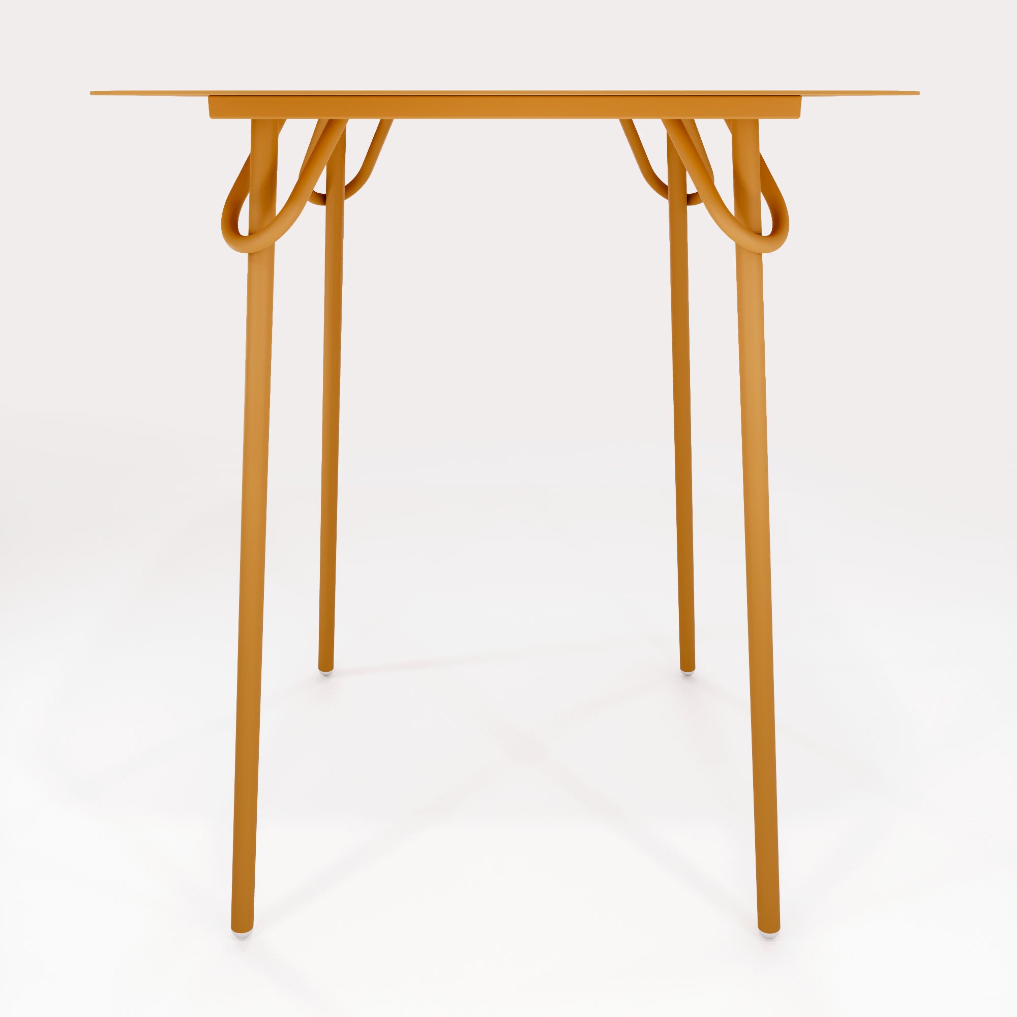 Table Duo Swim 75x75cm - H90cm - Lin Doré - bibelo
