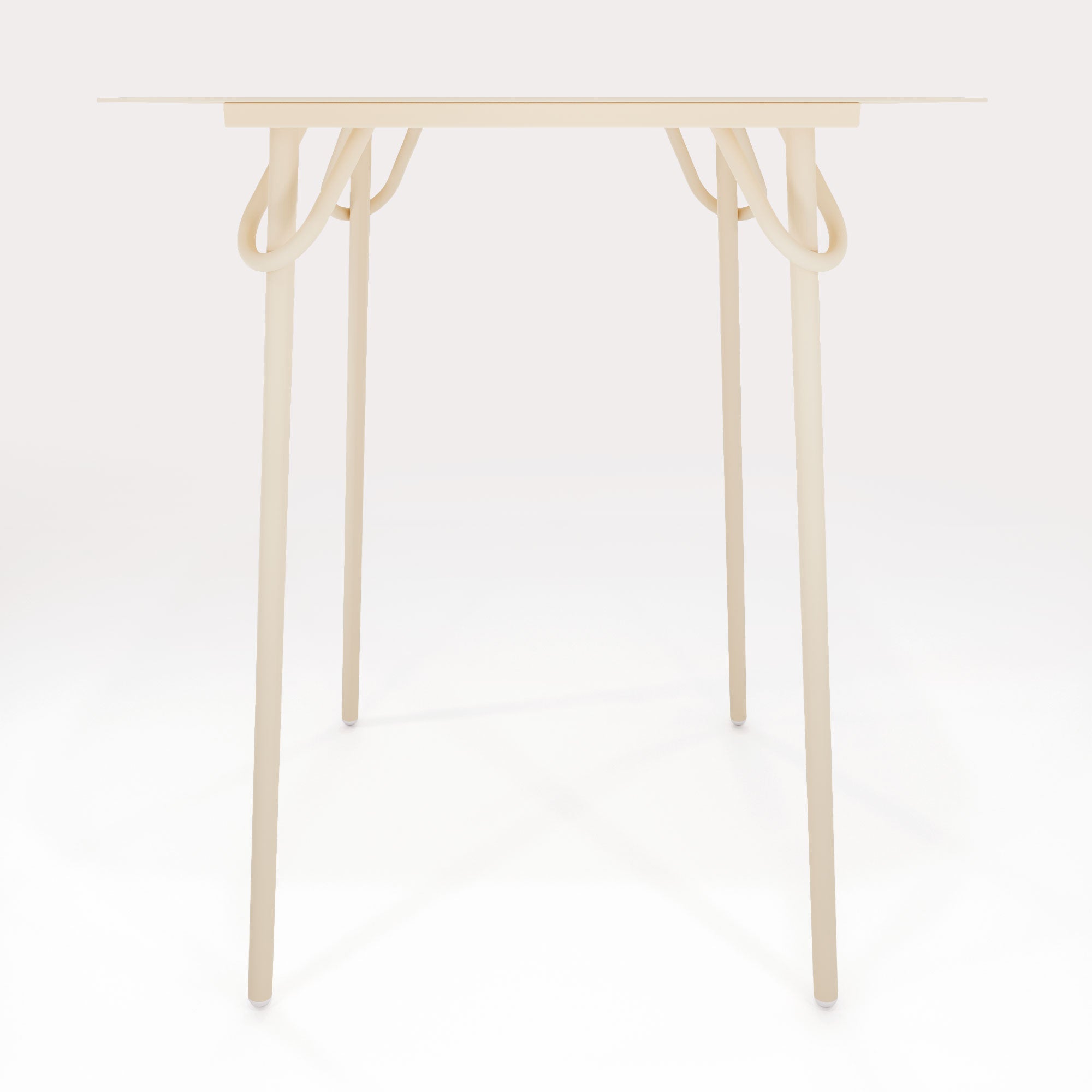 Table Duo Swim 75x75cm - H90cm - Sable Doré - bibelo