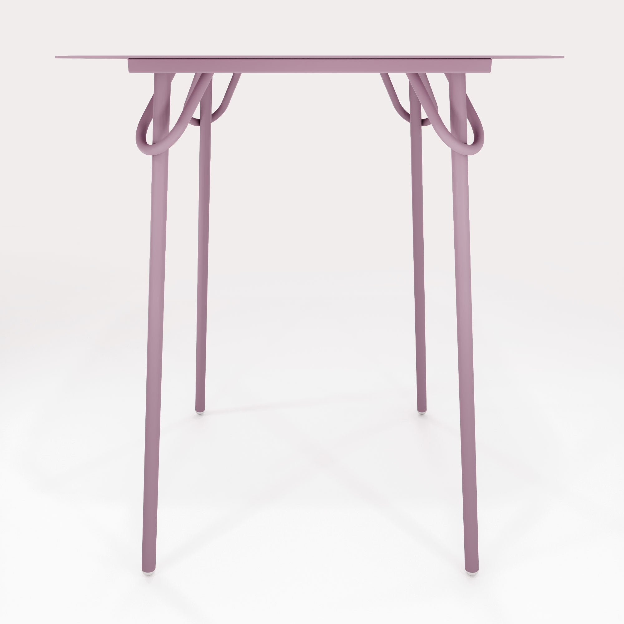 Table Duo Swim 75x75cm - H90cm - Brume Lavande - bibelo