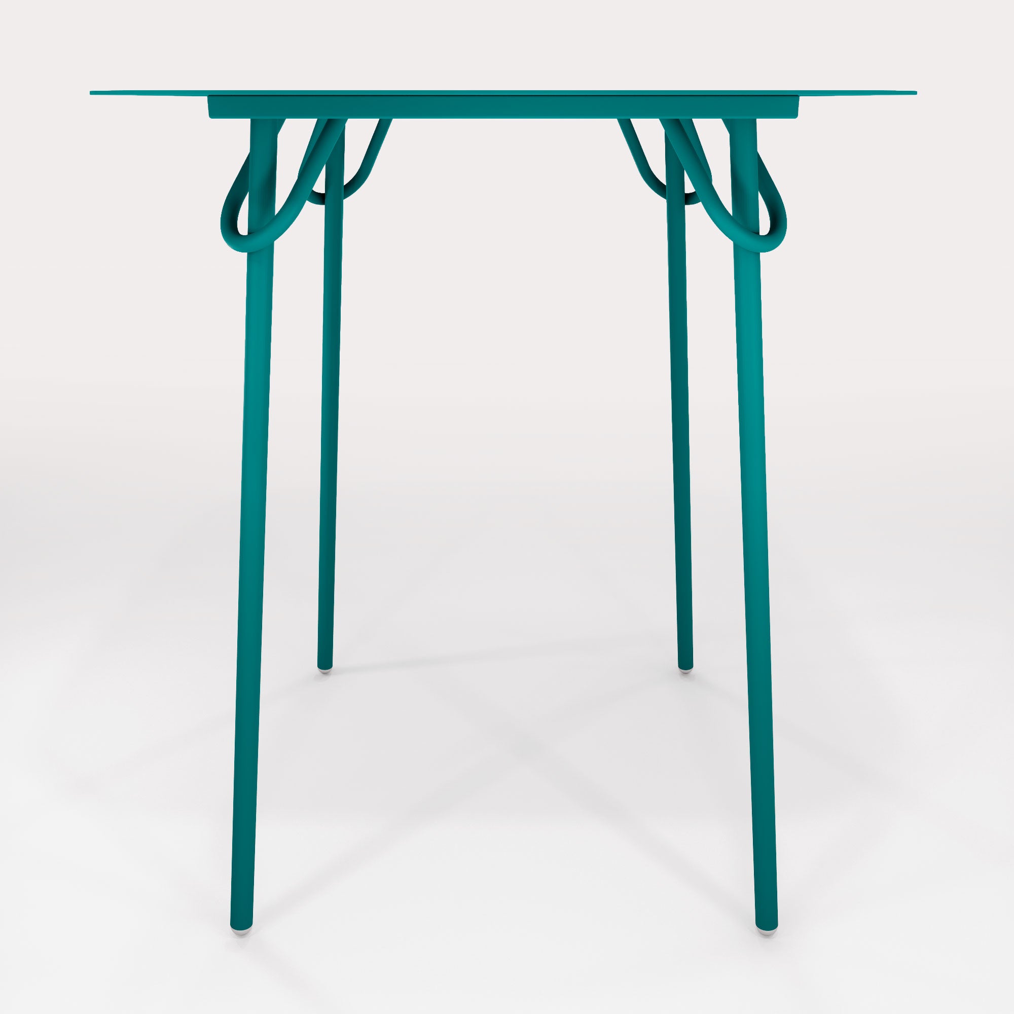 Table Duo Swim 75x75cm - H90cm - Bleu Horizon - bibelo