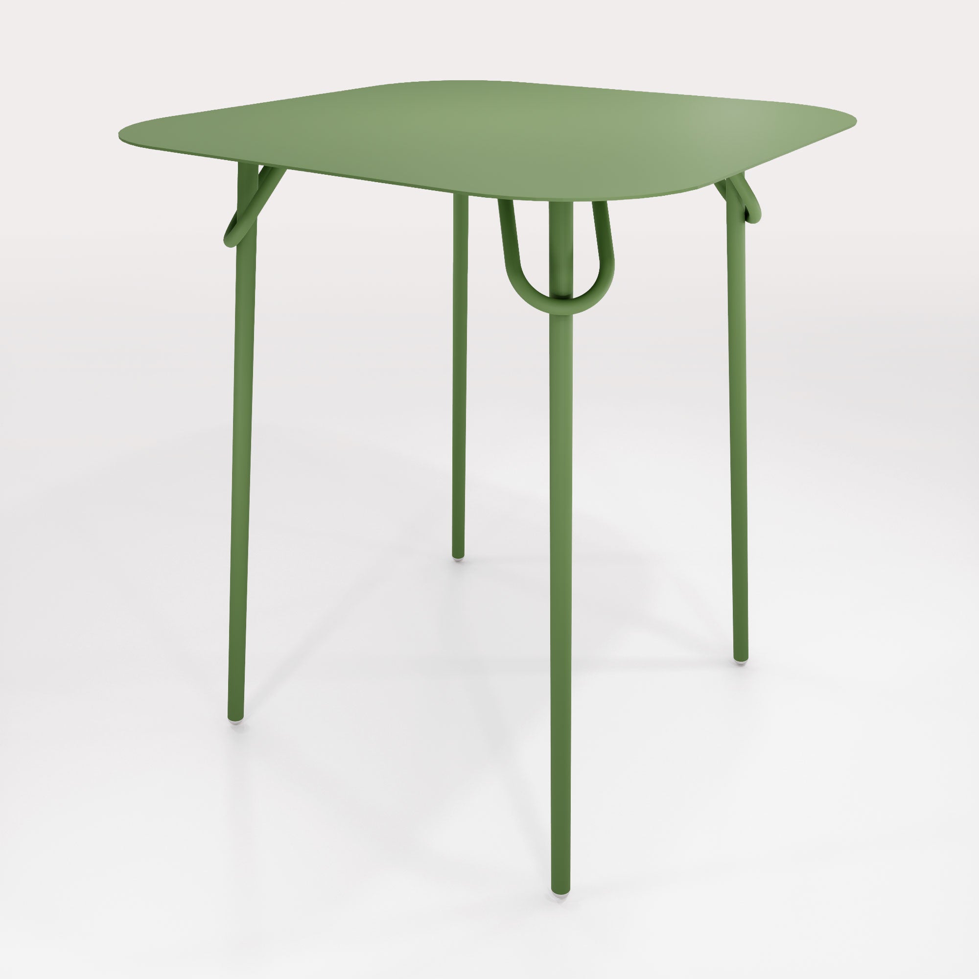 Table Duo Swim 75x75cm - H90cm - Vert Lichen - bibelo