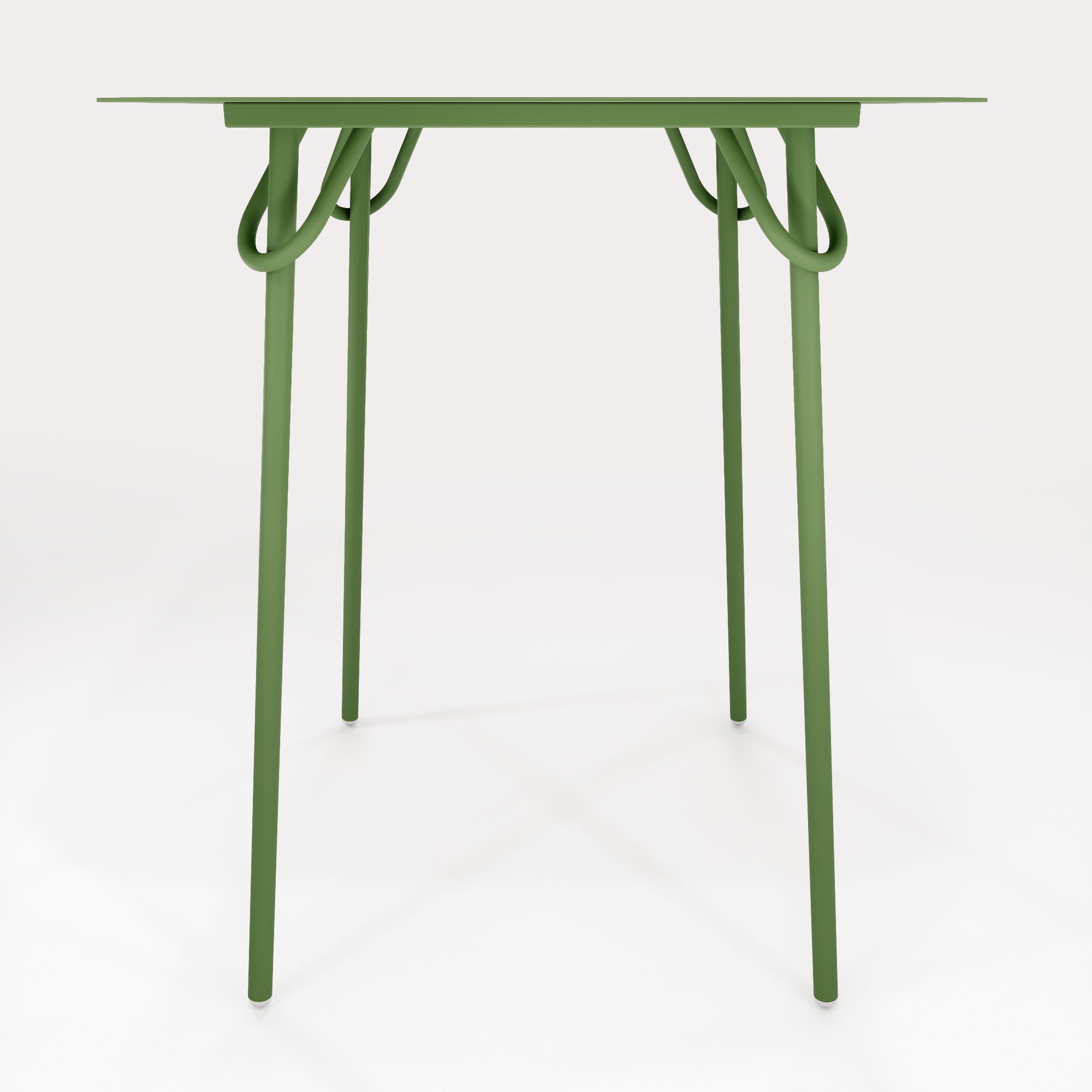 Table Duo Swim 75x75cm - H90cm - Vert Lichen - bibelo