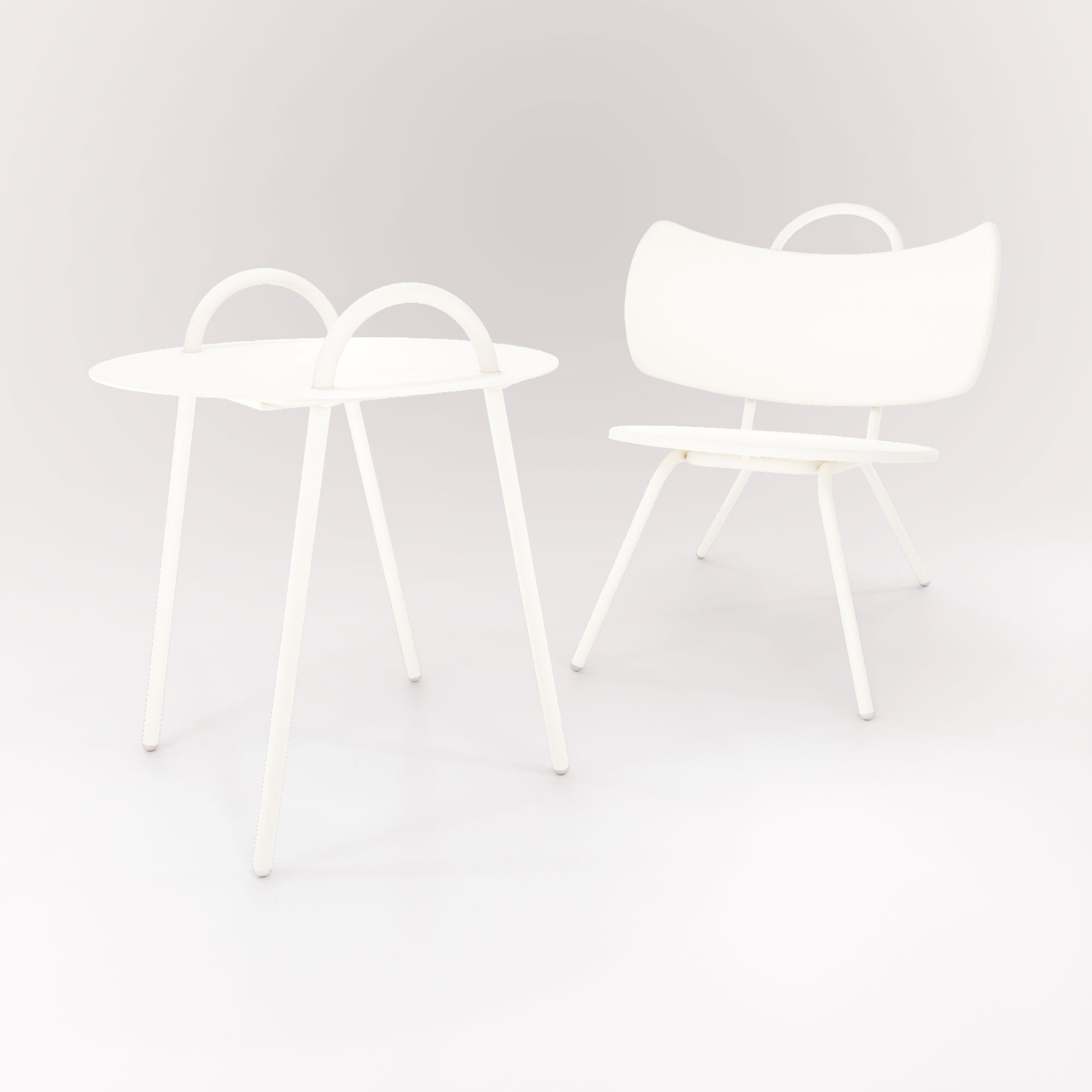 Table Basse Swim D51cm - Neige Matin - bibelo