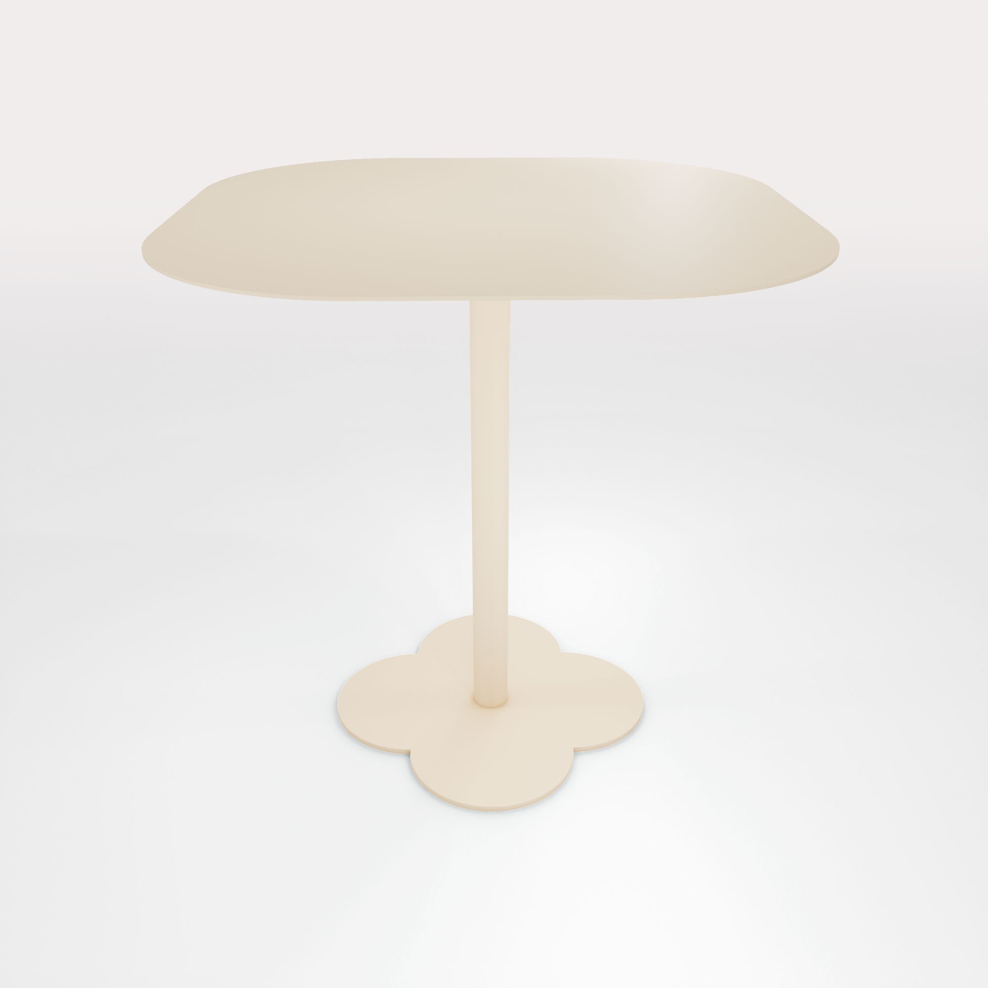 Table Duo Lilypad 72.5x72.5cm - H72cm - Sable Doré - bibelo