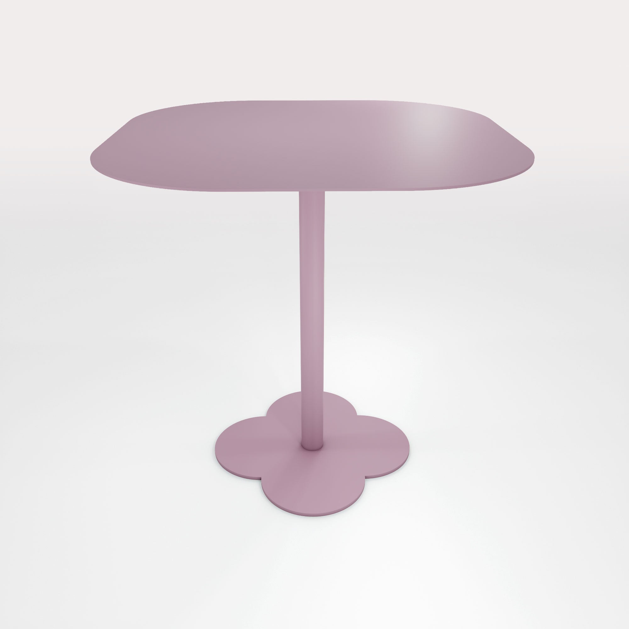 Table Duo Lilypad 72.5x72.5cm - H72cm - Brume Lavande - bibelo