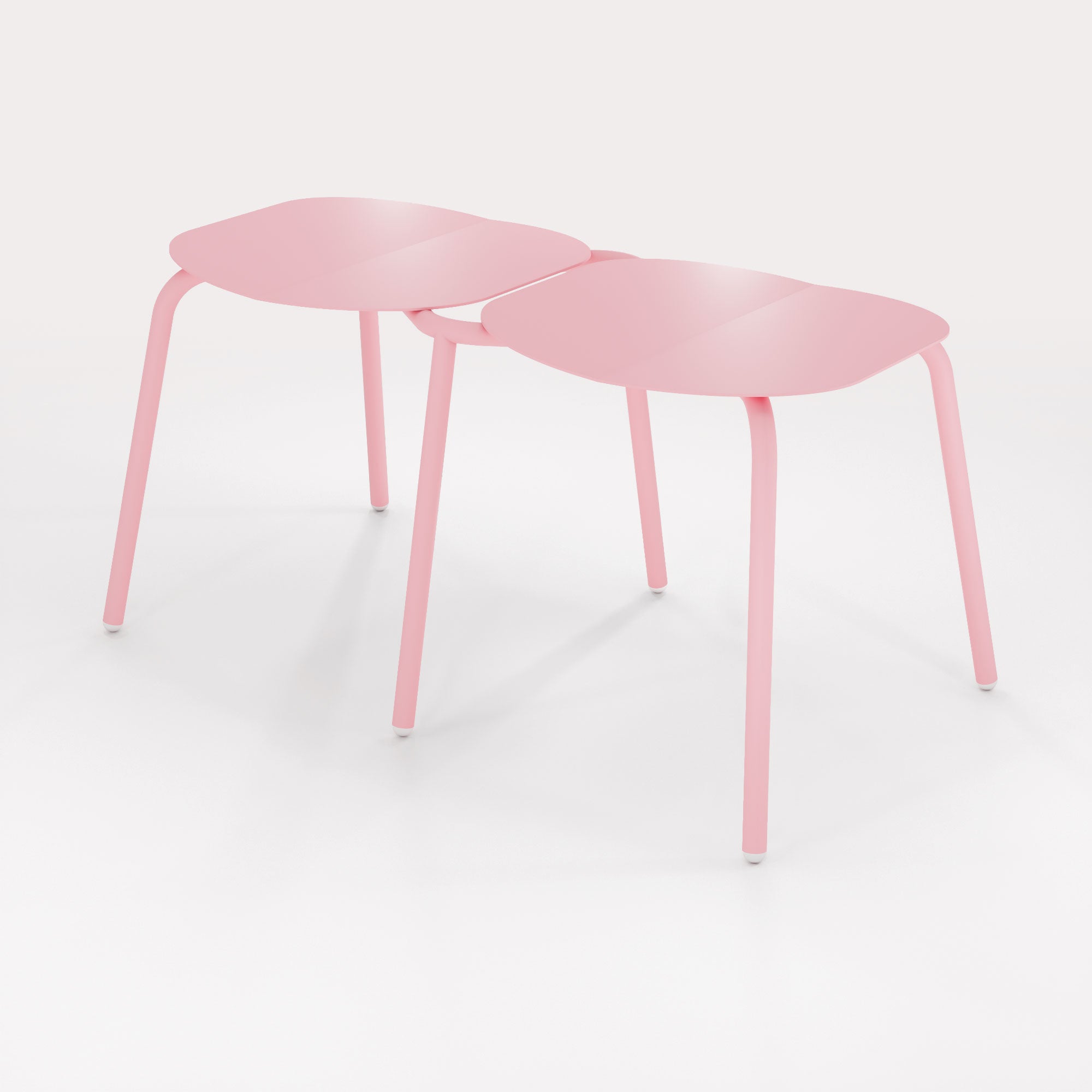 Tabouret Duo Breeze - Rose Météores - bibelo