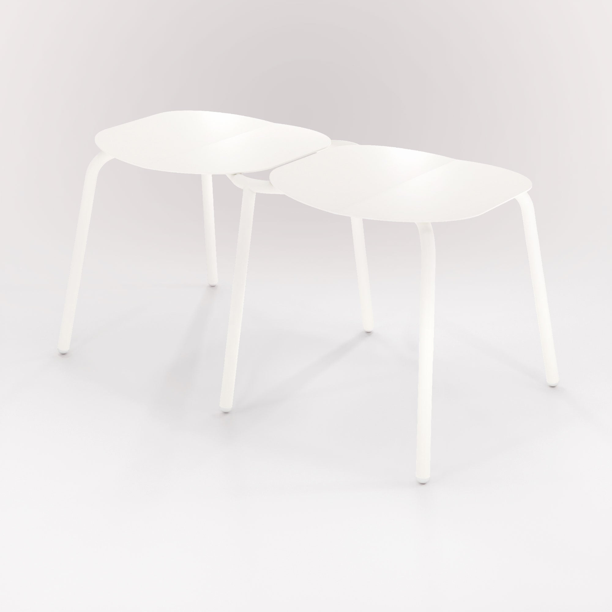 Tabouret Duo Breeze - Neige Matin - bibelo
