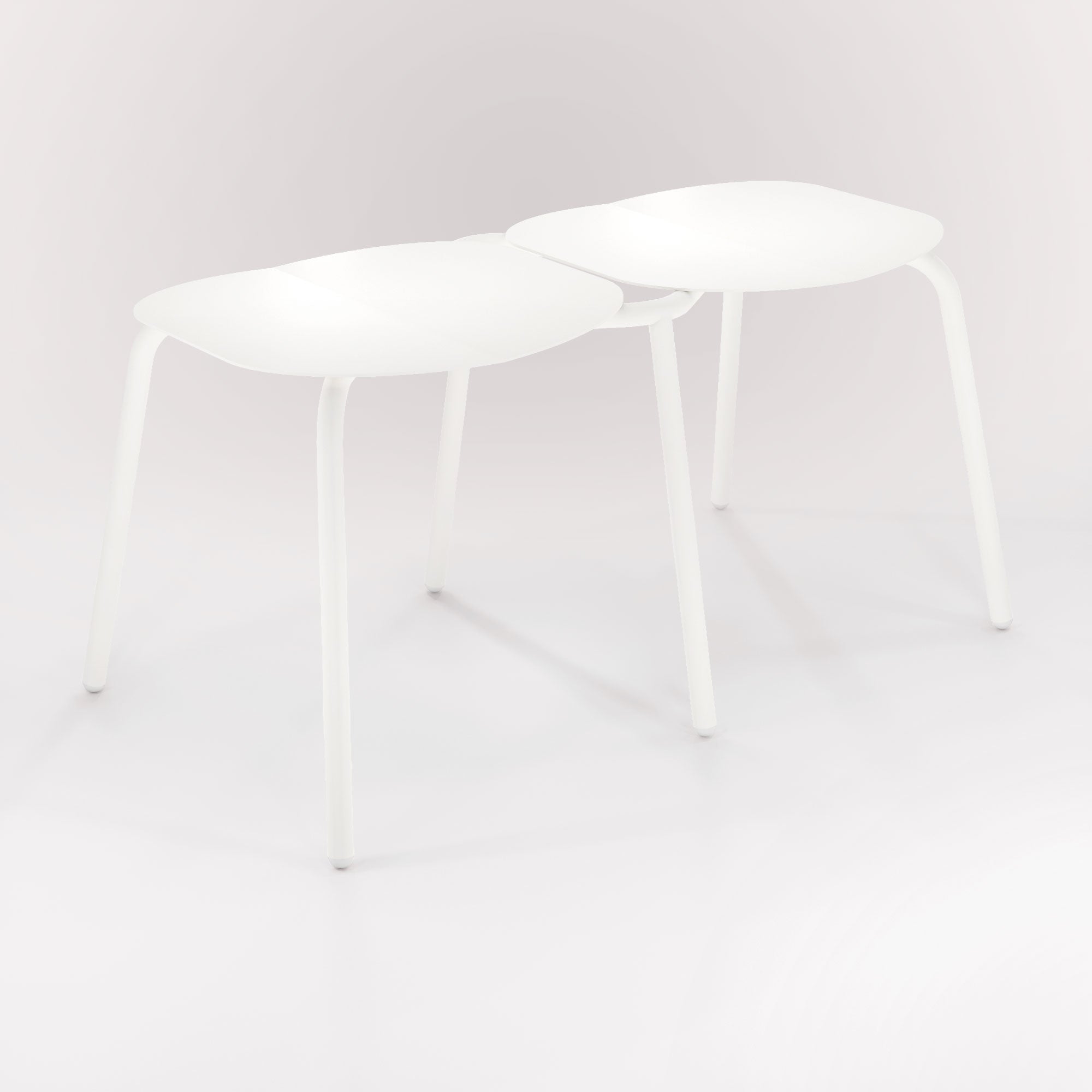 Tabouret Duo Breeze - Neige Matin - bibelo